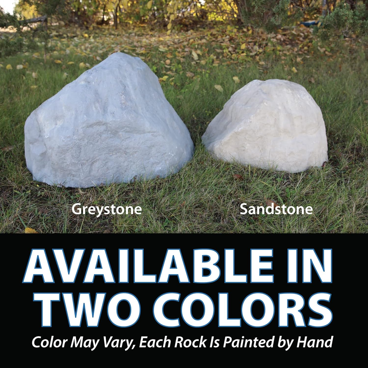 TrueRock Boulder Cover, Small, Greystone, 18 x 16 x 11