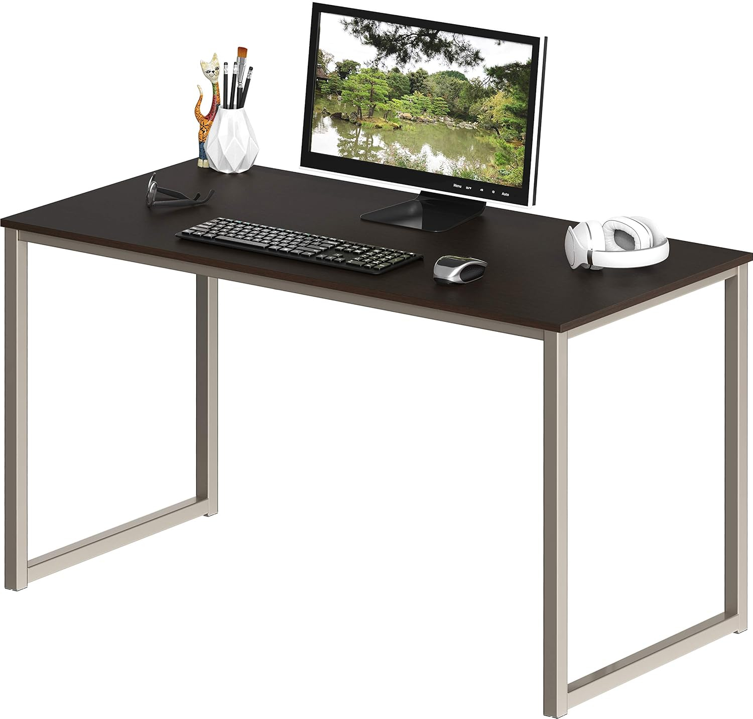 SHW Mission 32 inches office desk, Espresso