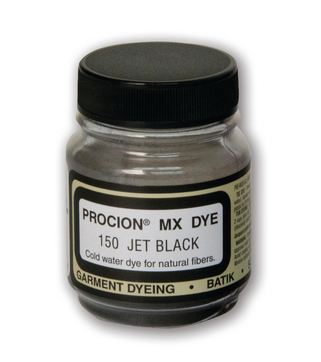 Jacquard Procion MX Fiber Reactive Dye, Jet Black