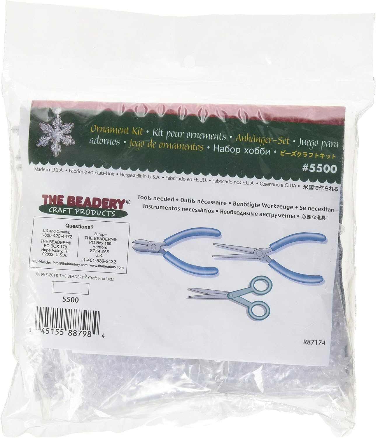 Crystal Mini Snowflake Ornament Kit, Set of 24