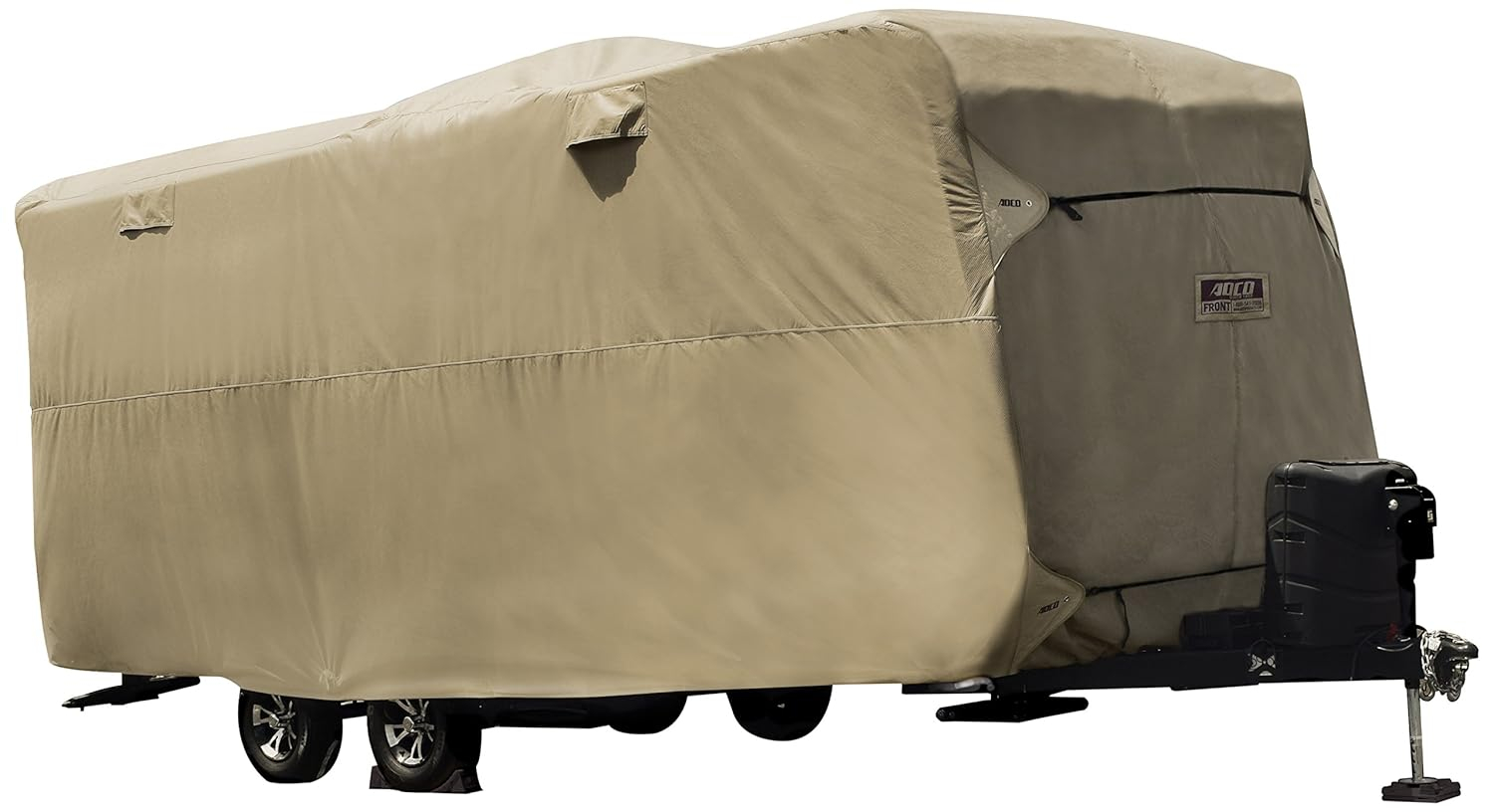 ADCO by Covercraft 74843 Storage Lot Cover for Travel Trailer RV, Fits 24'1" - 26', Tan