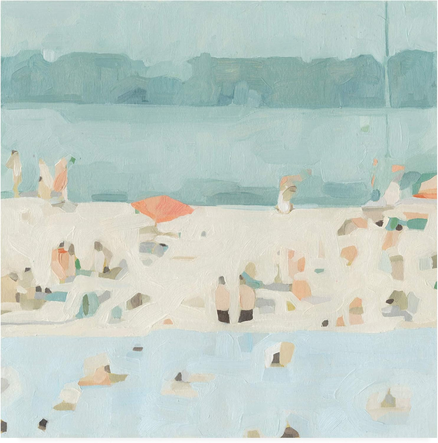 Trademark Fine Art -Emma Scarvey 'Sea Glass Sandbar II' Canvas Art - 24''x24''