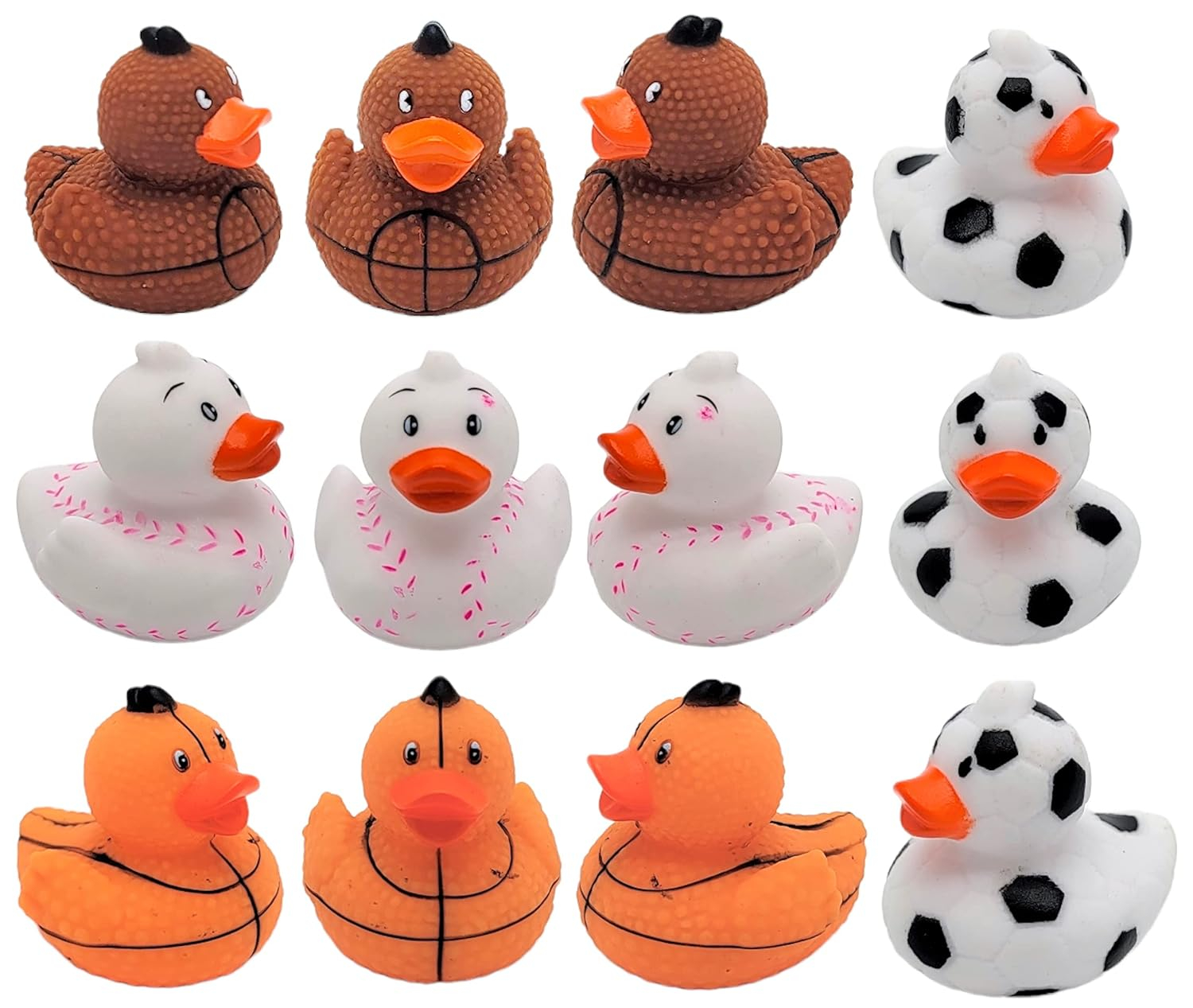 Sports Ducks - Pack of 12