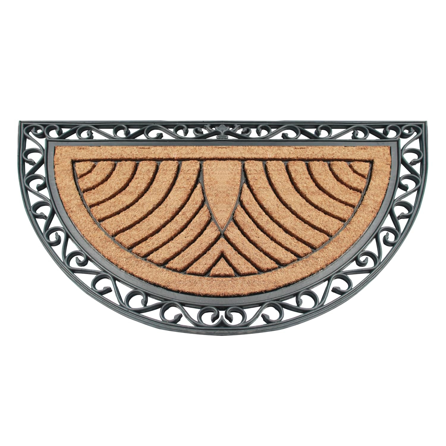 A1HC Natural Coir & Rubber Door Mat, 30"x48" – Thick, Durable, Heavy Duty, Anti-Shed, Fade-Resistant, Long-Lasting Outdoor Entrance Large Doormat for Front Porch