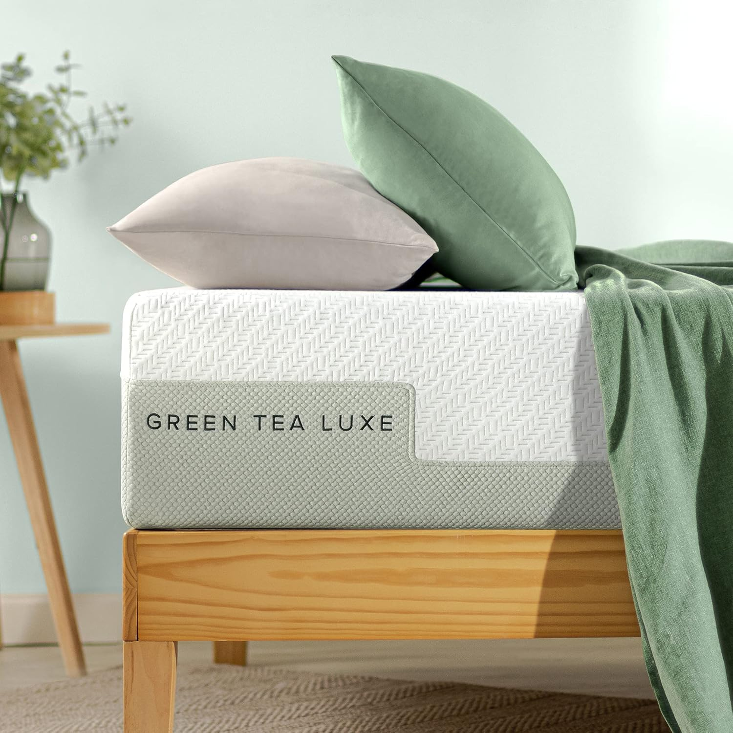 ZINUS 12 Inch Green Tea Luxe Memory Foam Mattress, Full, Pressure Relieving, CertiPUR-US Certified, Mattress in A Box, All-New, Made in USA