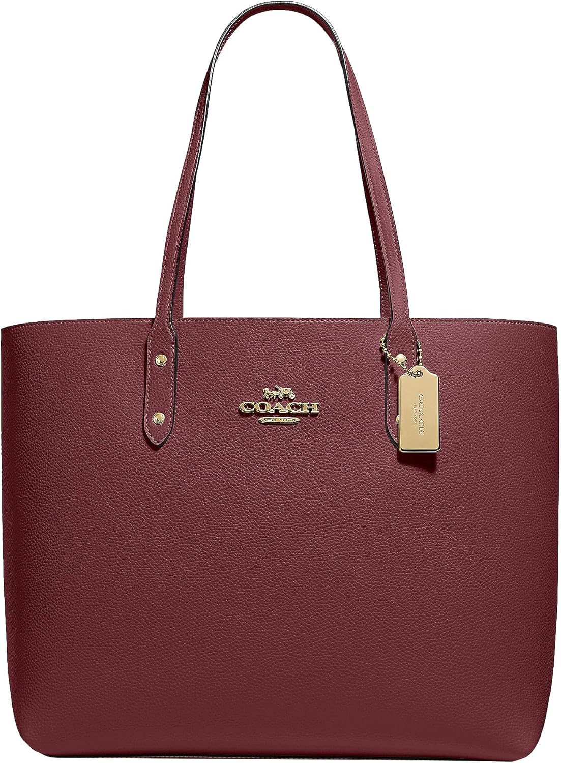 Coach Town Tote in IM/Wine