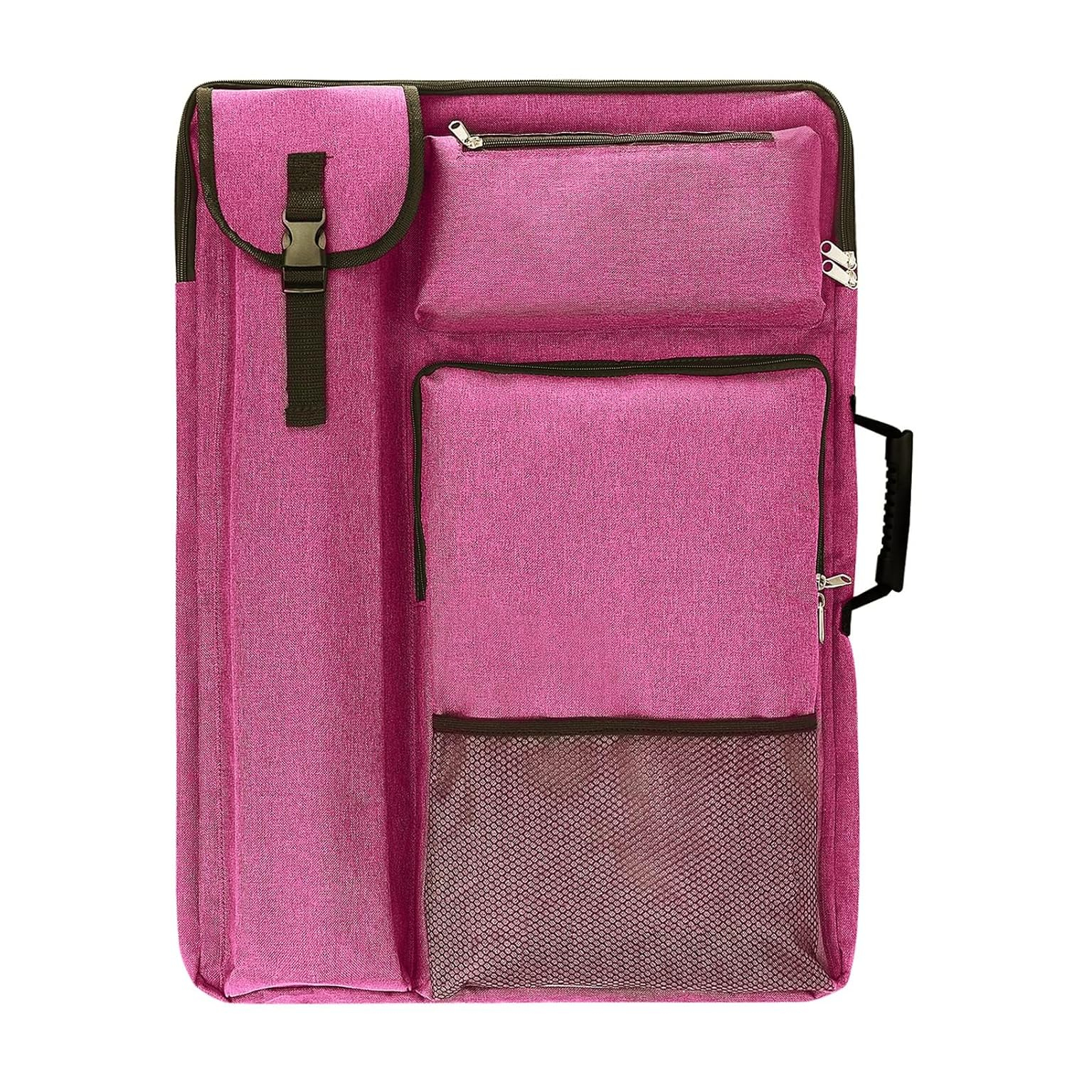 Pink 18 x 24 Oxford Fabric Artist Portfolio Backpack