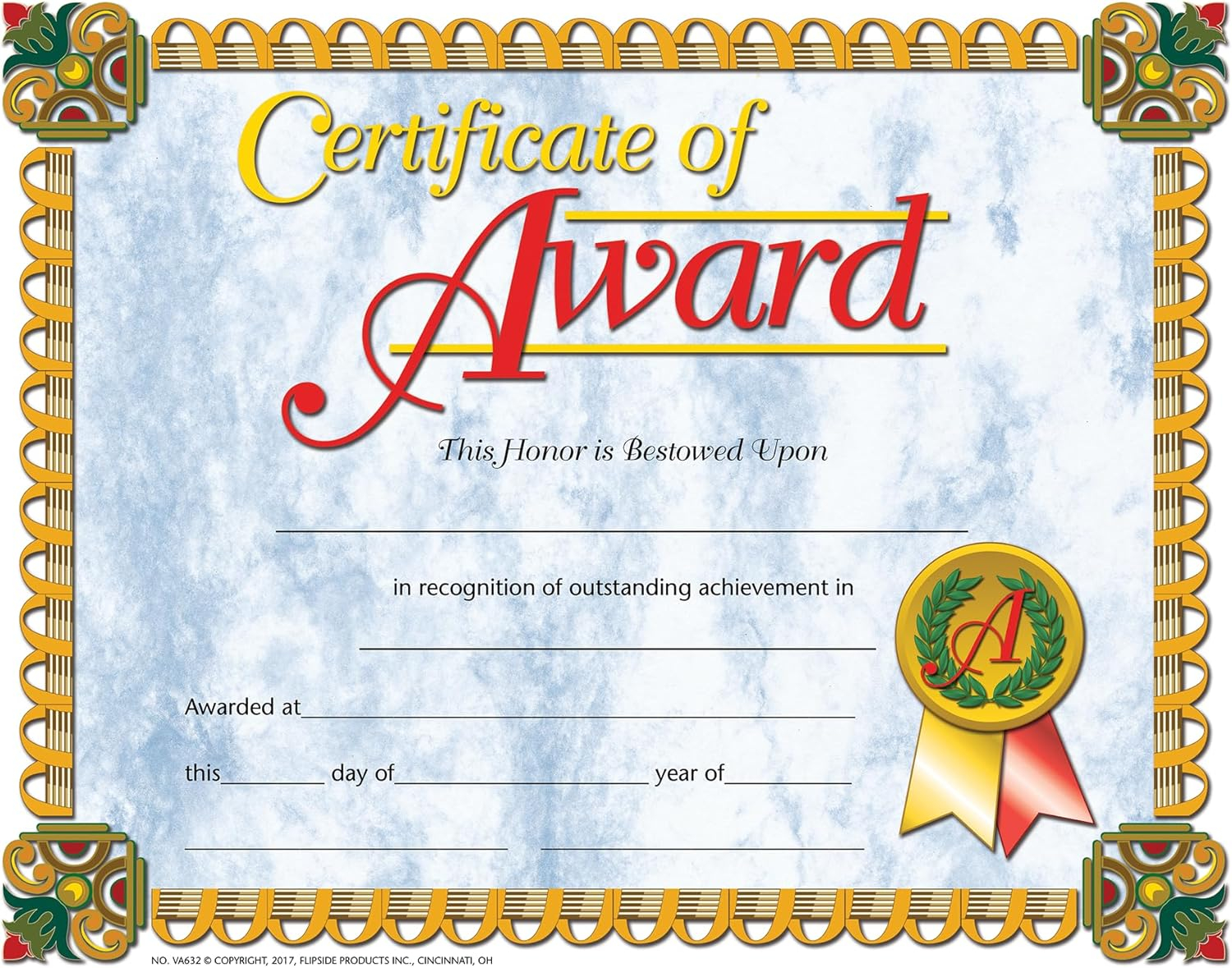 Hayes School Publishing Certificates of Award (Set of 30)