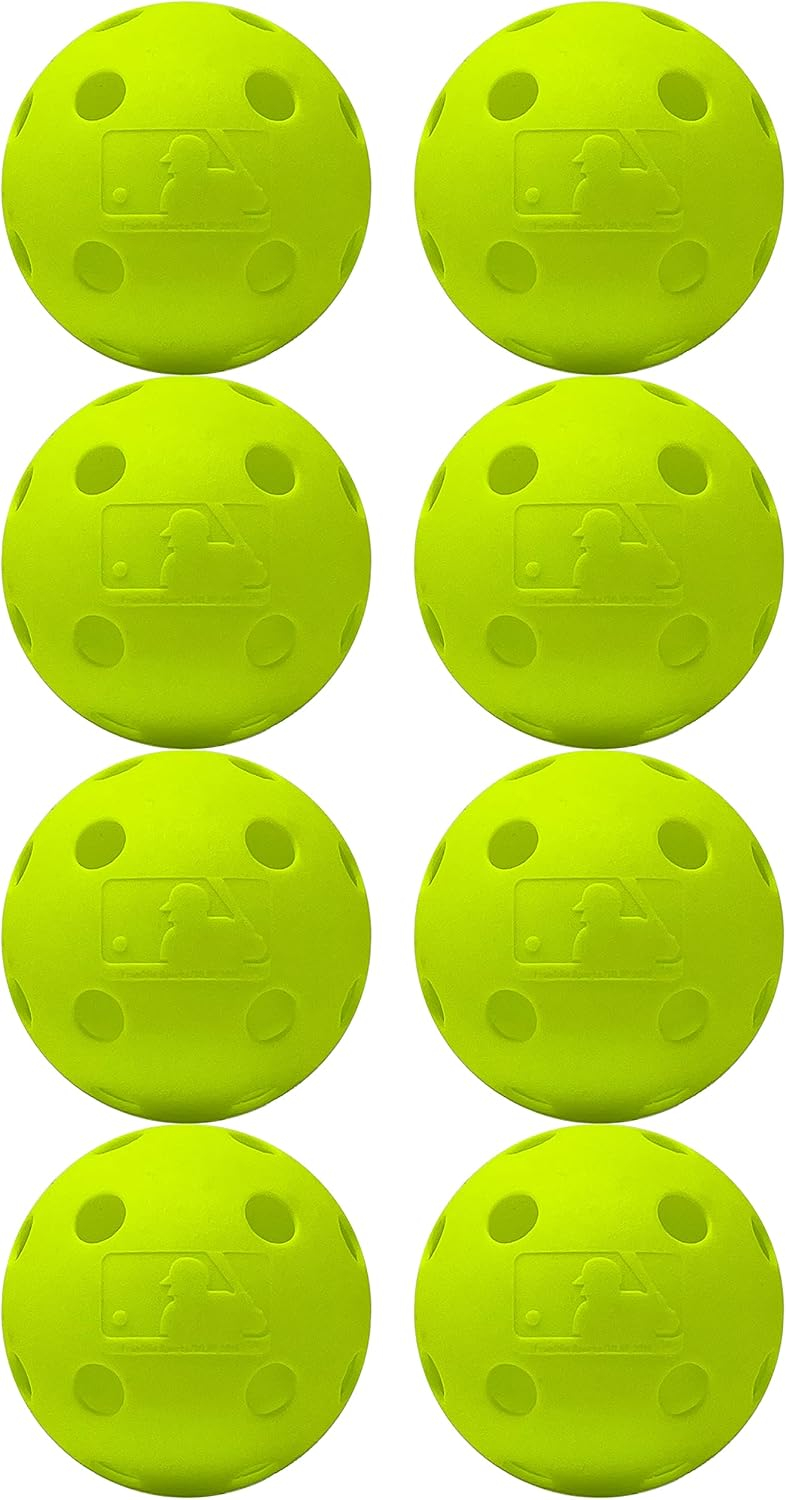 Franklin Sports Indestruct-A-Ball Plastic Batting Practice Baseballs, Softballs + Golf Balls - Training Packs