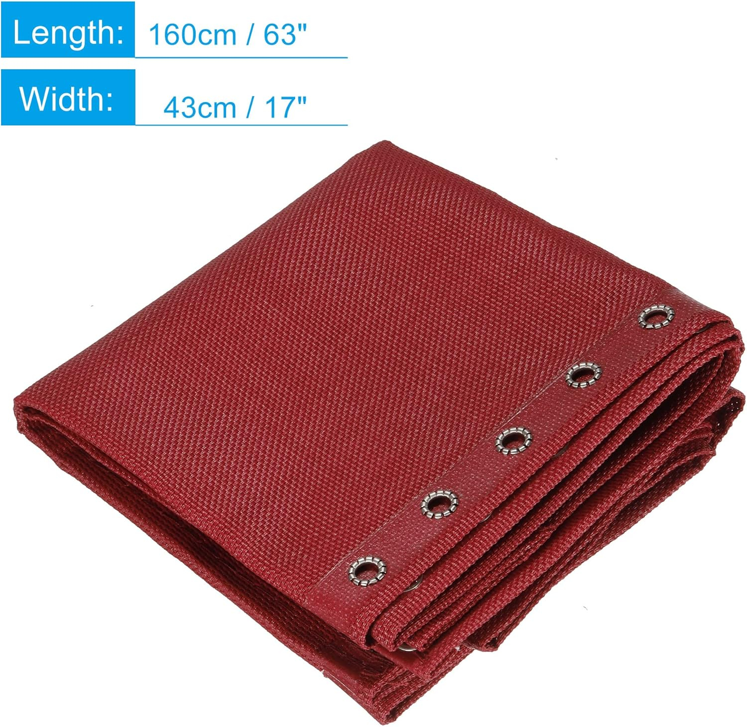 Uxcell Gravity Chair Replacement Fabric Recliners Repair Kit with Ropes, Red