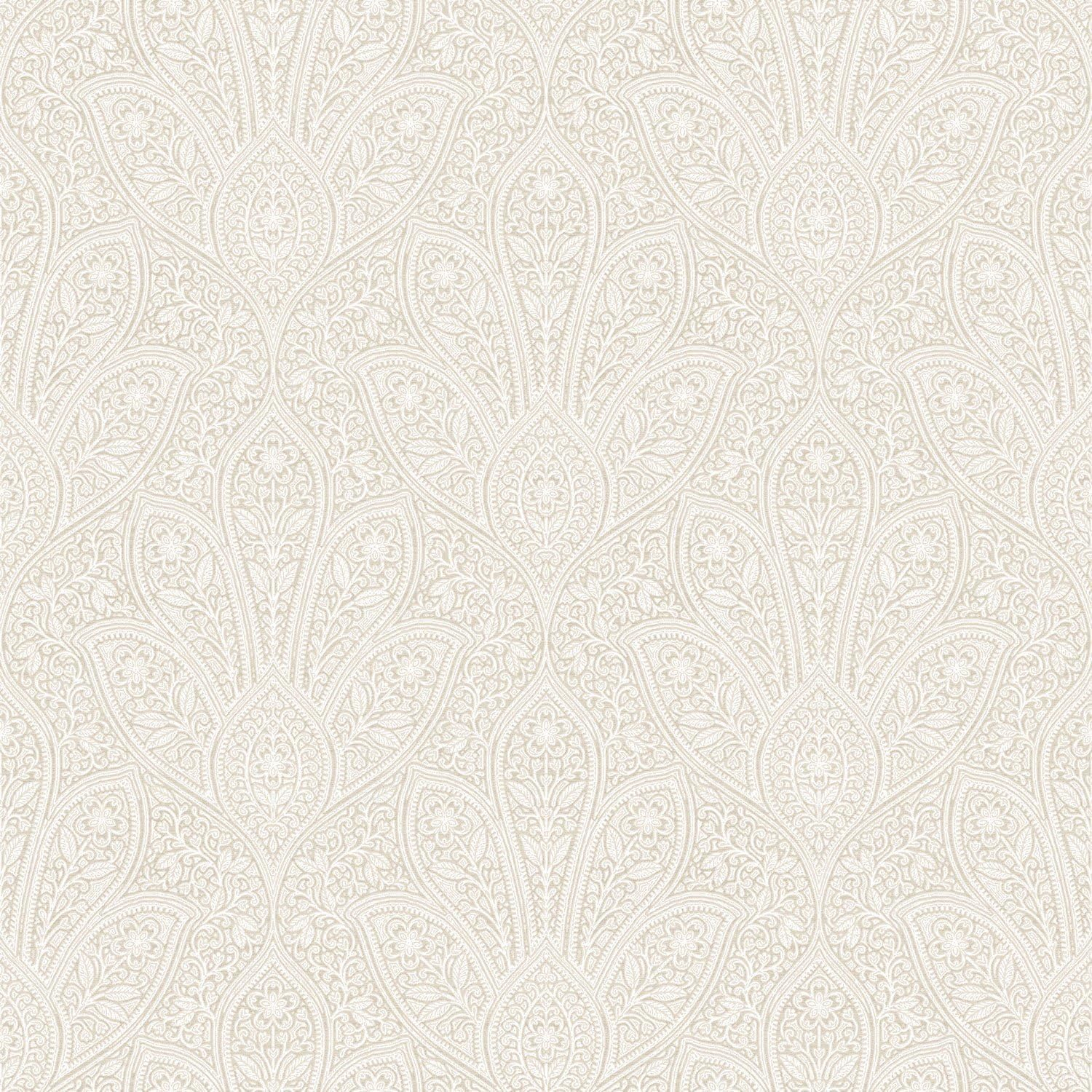 Distressed Paisley Vinyl Roll Wallpaper (Covers 55 sq. ft.)