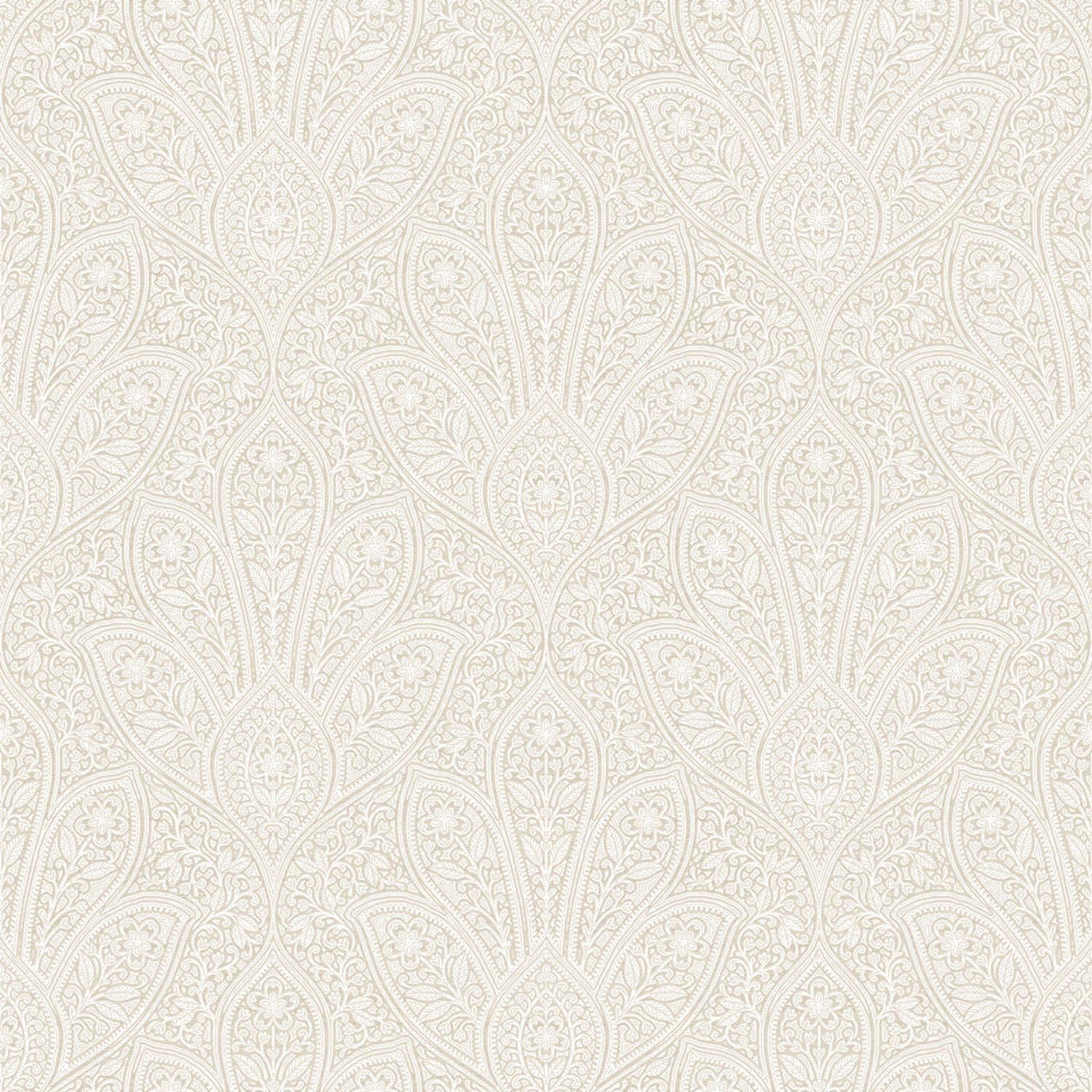 Distressed Paisley Vinyl Roll Wallpaper (Covers 55 sq. ft.)