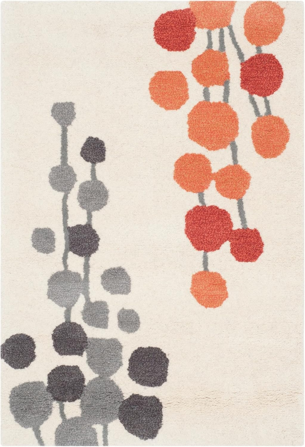 Soho SOH338 Hand Tufted Accent Rug - Beige/Orange - 2'x3' - Safavieh.