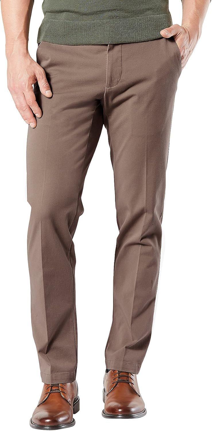 Dockers Men's Straight Fit Workday Khaki Smart 360 Flex Pants (Regular and Big & Tall)