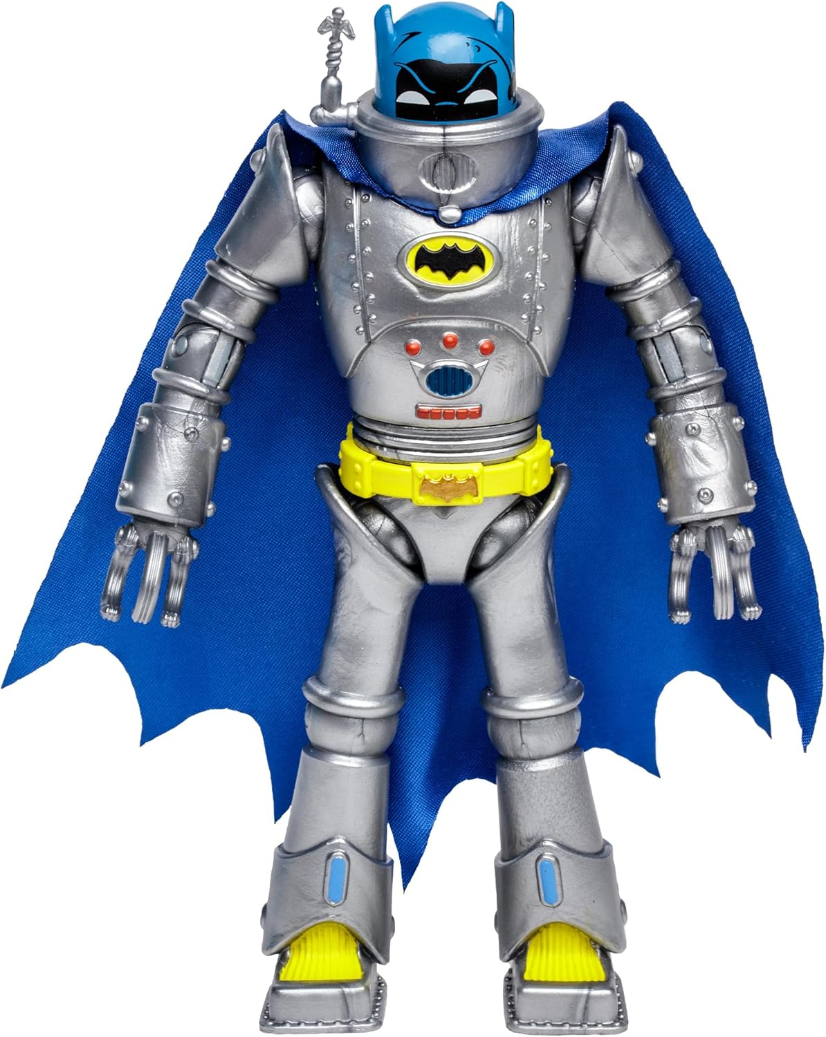 McFarlane DC Retro Robot Batman Action Figure, Collectible, Multicolor, 14+ Years, 0.65 lb