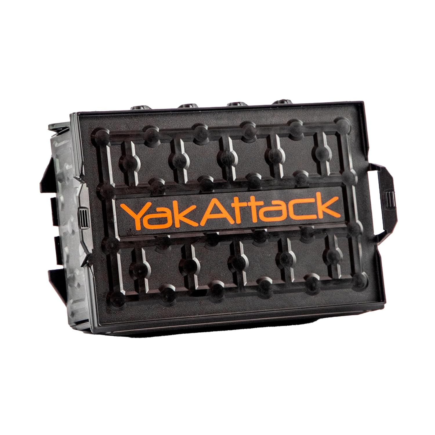 YakAttack TracPak Stackable Fishing Gear Storage Box, Black - Single Box (SSO-1003) | Kayak Fishing Accessories