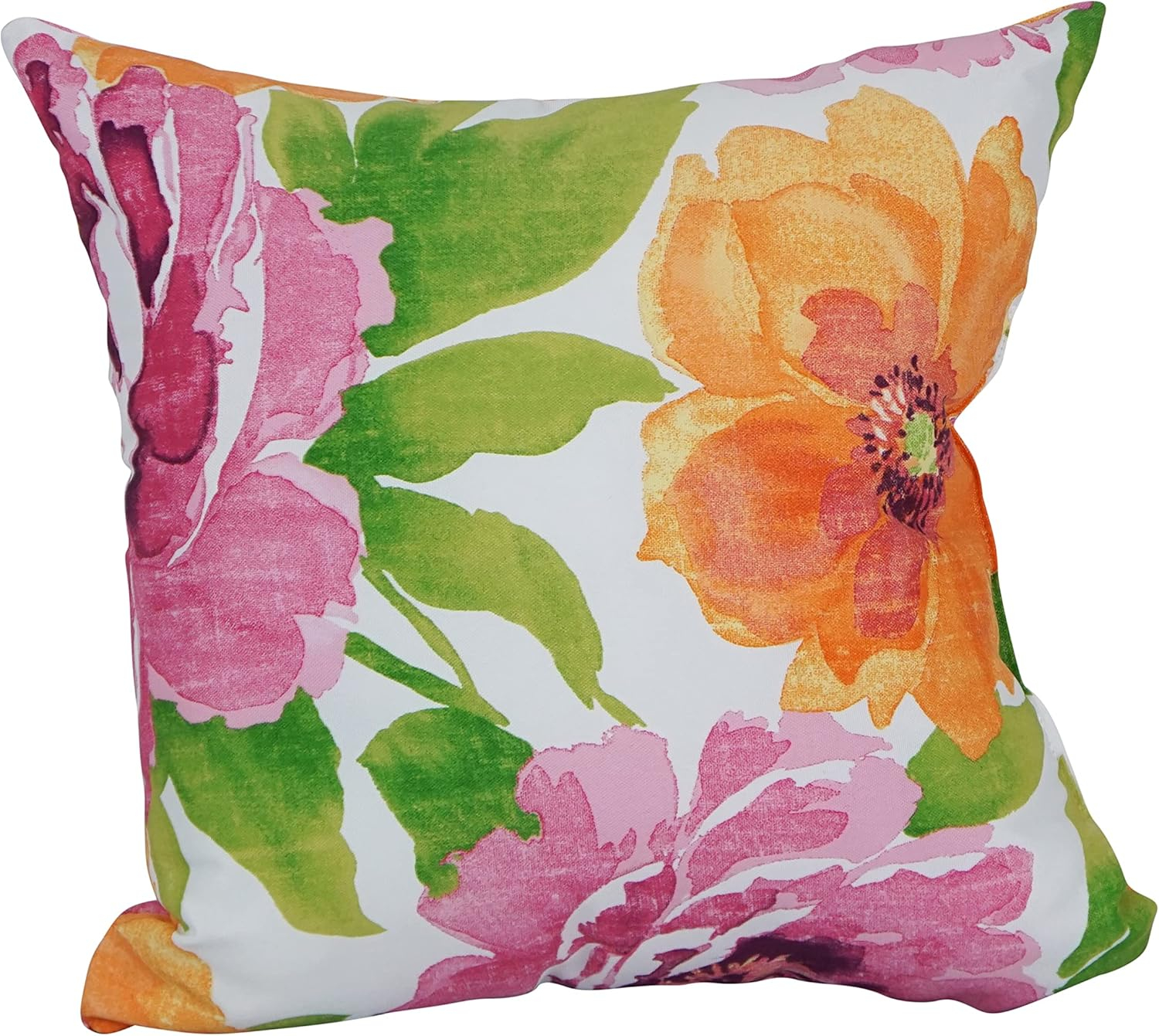 Blazing Needles 9910-S4-OD-243 17 in. Square Polyester Outdoor Throw Pillows, Muree Garden - Set of 4