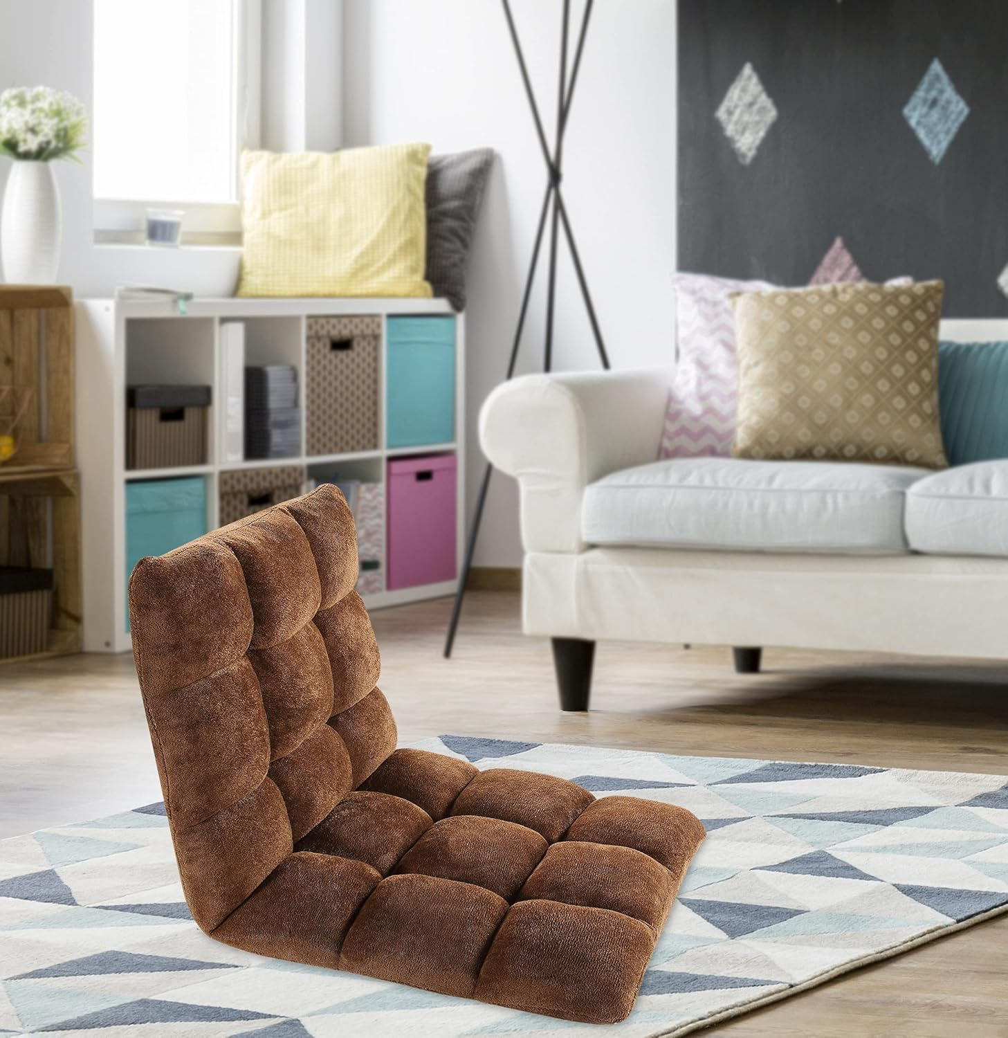 Clover Adjustable Recliner Memory Foam Armless Ergonomic Chair