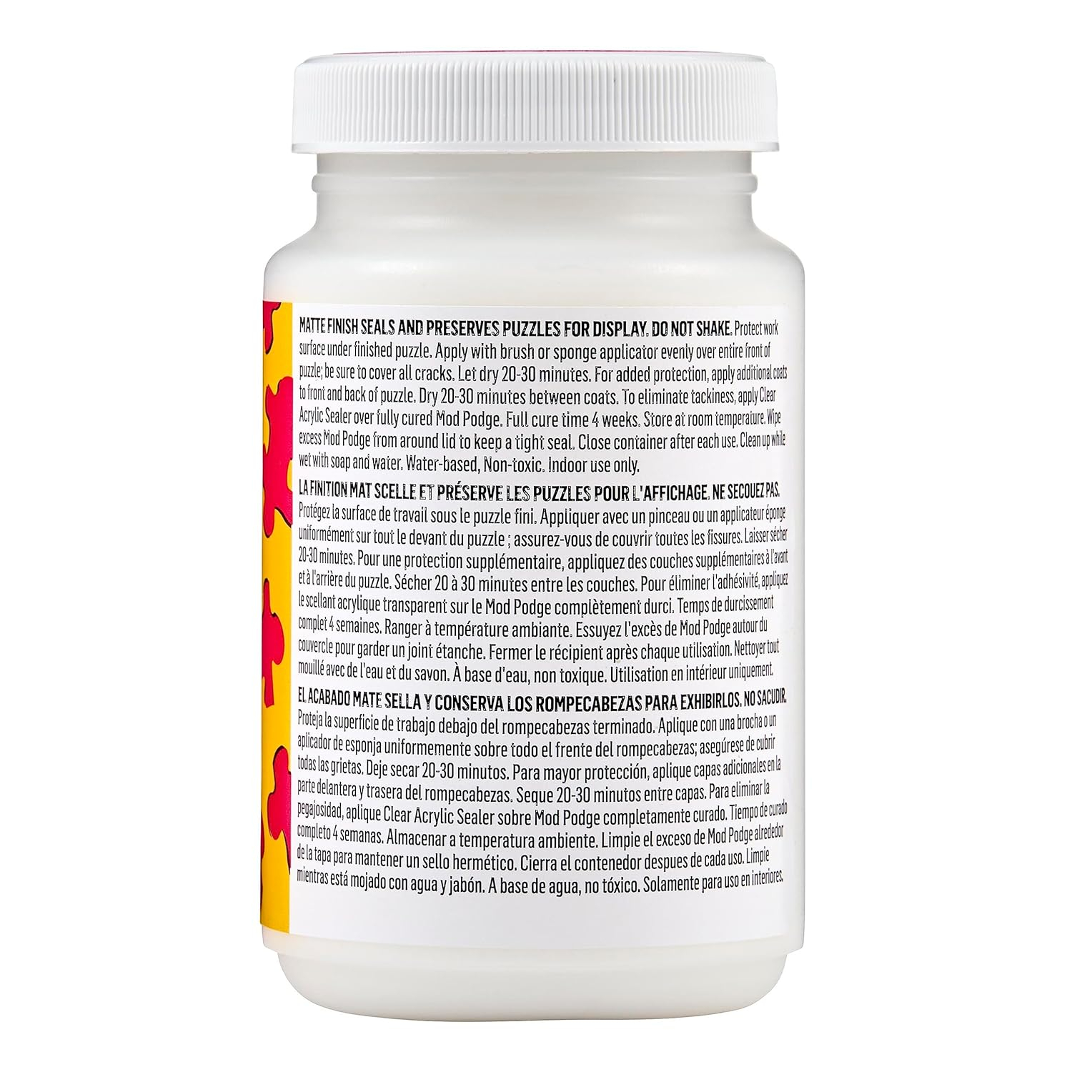 Mod Podge Puzzle Saver Matte Sealer, Glue, and Finish, 8 fl oz