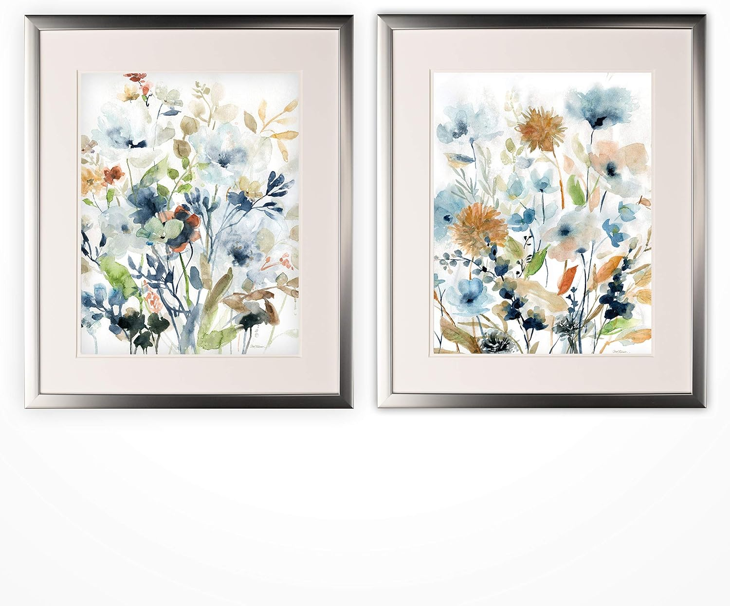Wexford Home Holland Spring Mix -2 Piece Set - Silver Frame