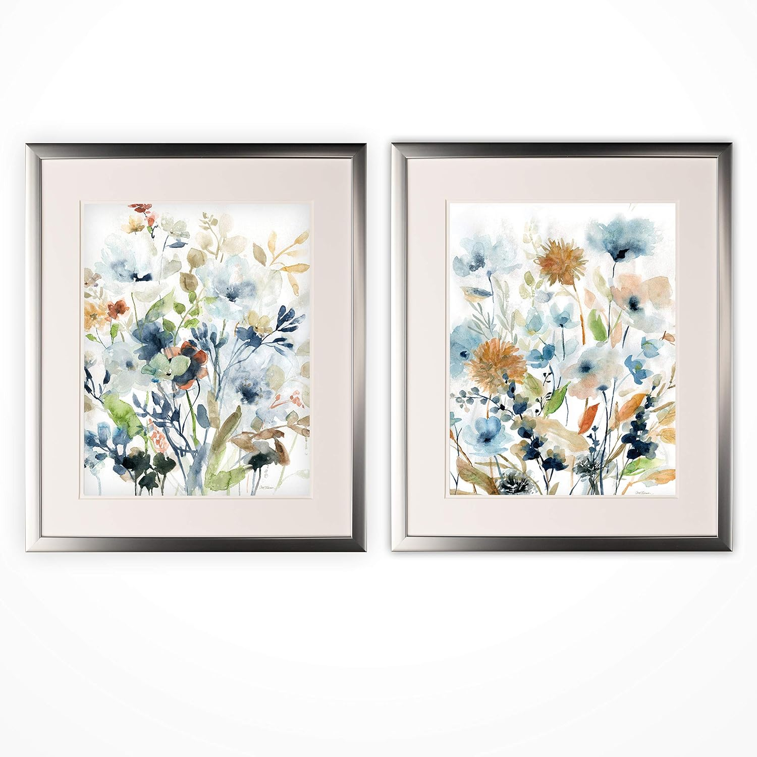 Wexford Home Holland Spring Mix -2 Piece Set - Silver Frame