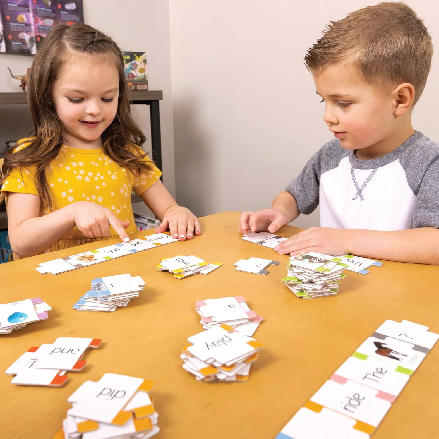 Hapinest Sentence Building for Kids, Learning Game Grammar Reading & Speech Therapy Materials Activities, Kindergarten 1st 2nd Grade Special Education Classroom Must Haves for Teachers & Homeschool