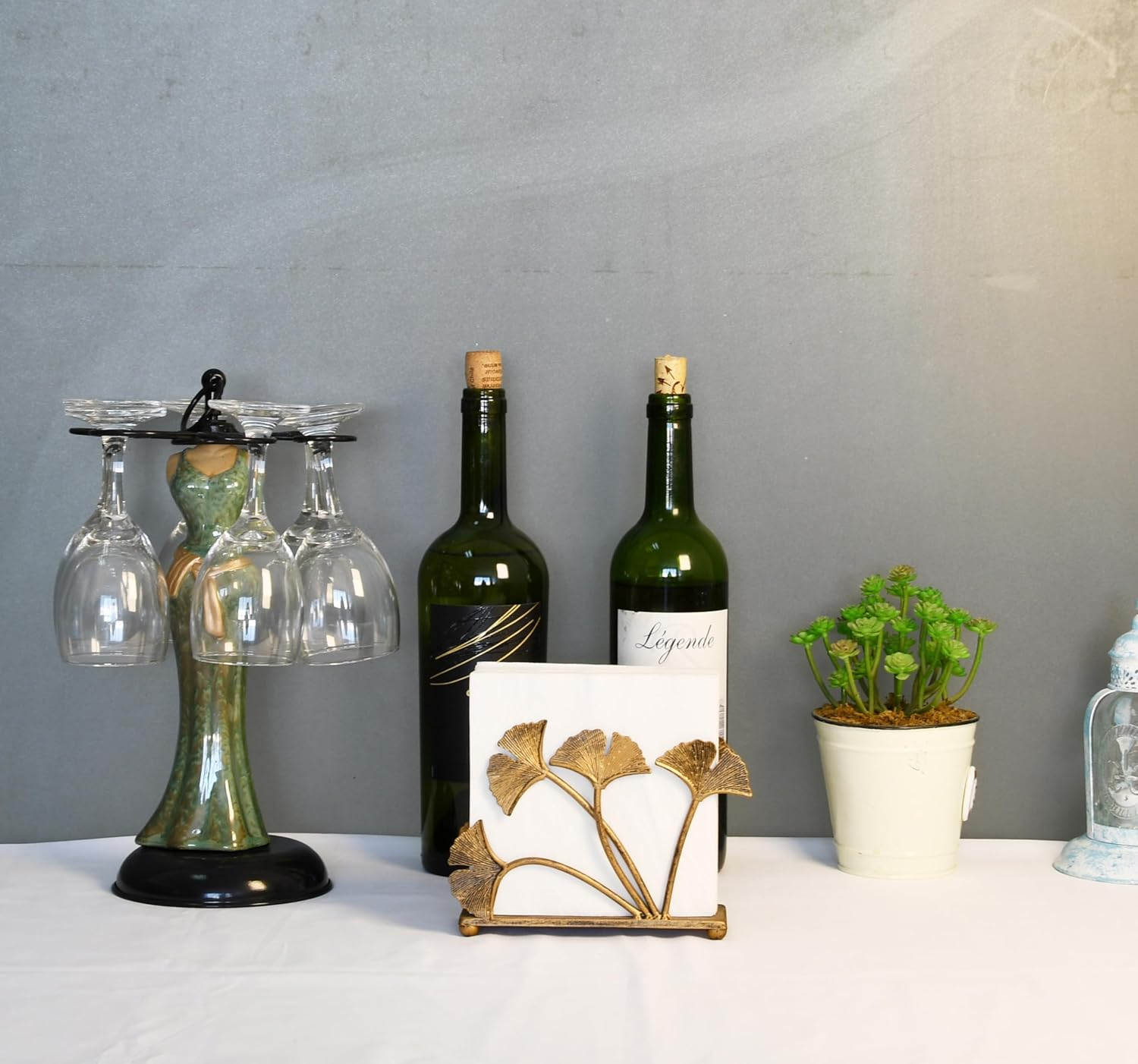 Owlgift 4.8" Organize Modern Bronze Napkin Holder