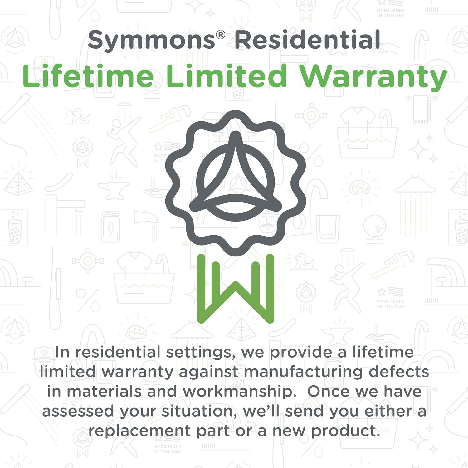 Verity Single Handle Shower Valve Trim Kit (Valve Not Included)