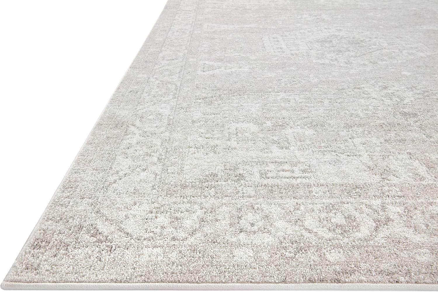 Loloi II Odette Silver / Ivory 5'-3" x 7'-9" Area Rug