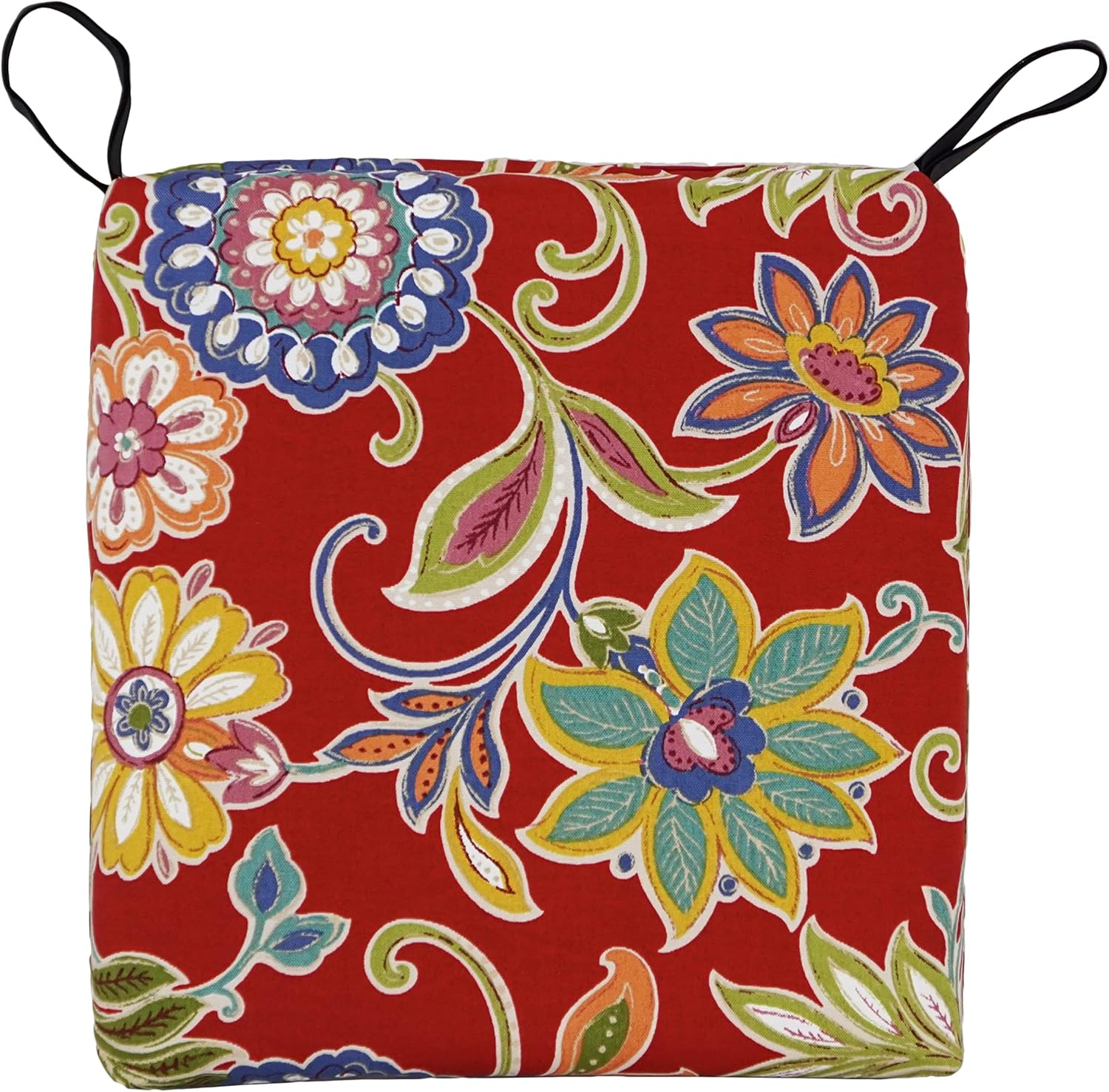 Blazing Needles Set of 4 Outdoor Chair Cushions, Alenia Pompeii