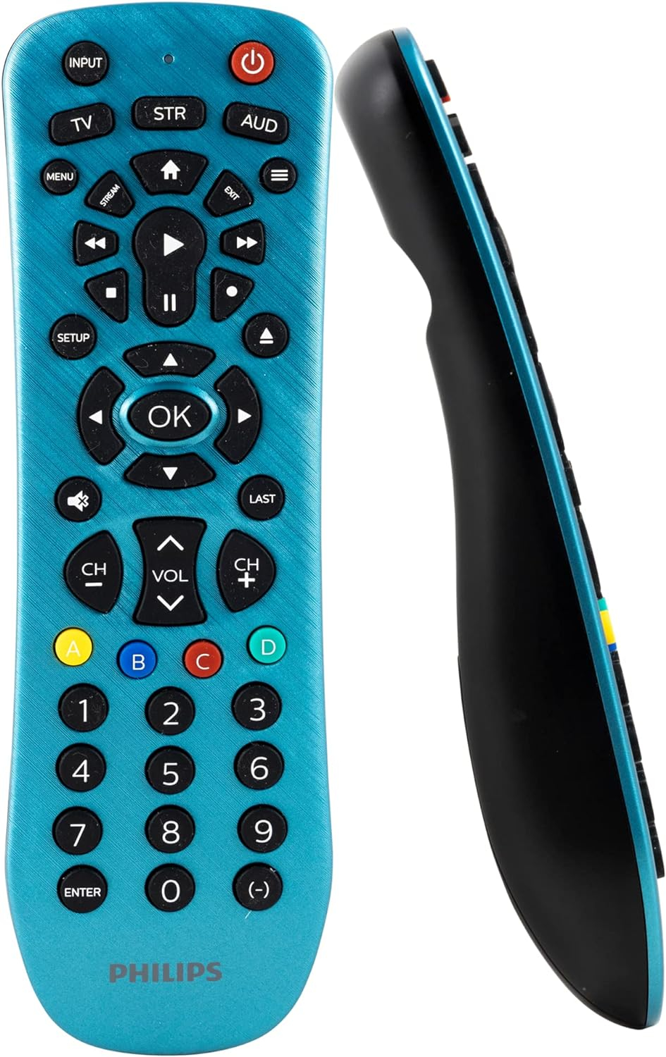 Philips 3-Device Universal Remote Control, Brushed Electric Blue, SRP3249B/27