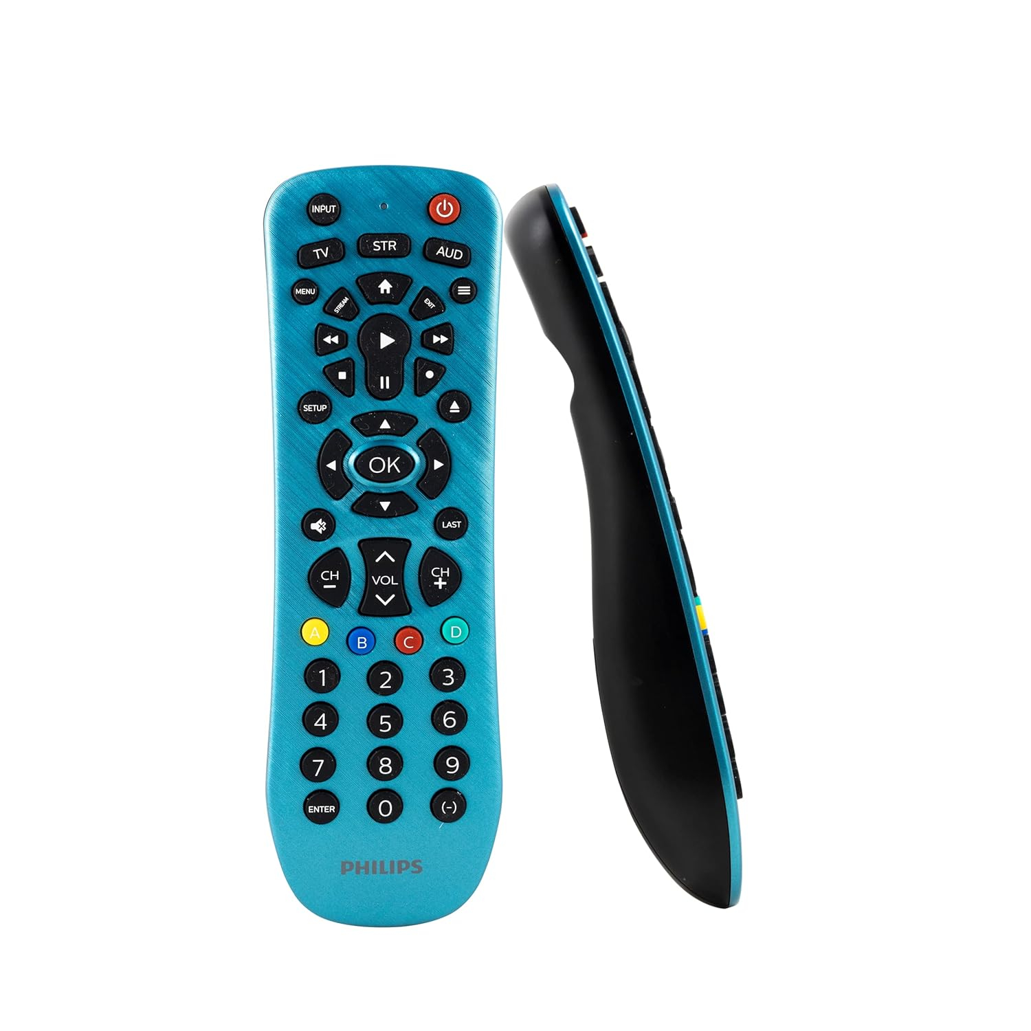 Philips 3-Device Universal Remote Control, Brushed Electric Blue, SRP3249B/27