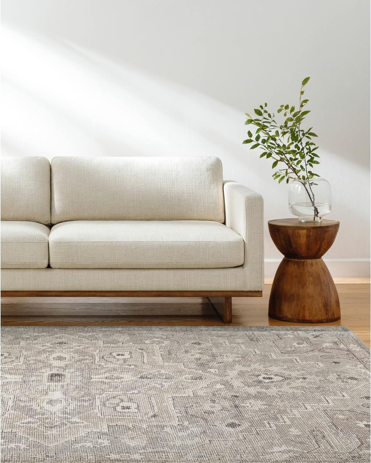 Livabliss Elaziz Boho Moroccan Area Rug,7'10" x 10'2",Gray