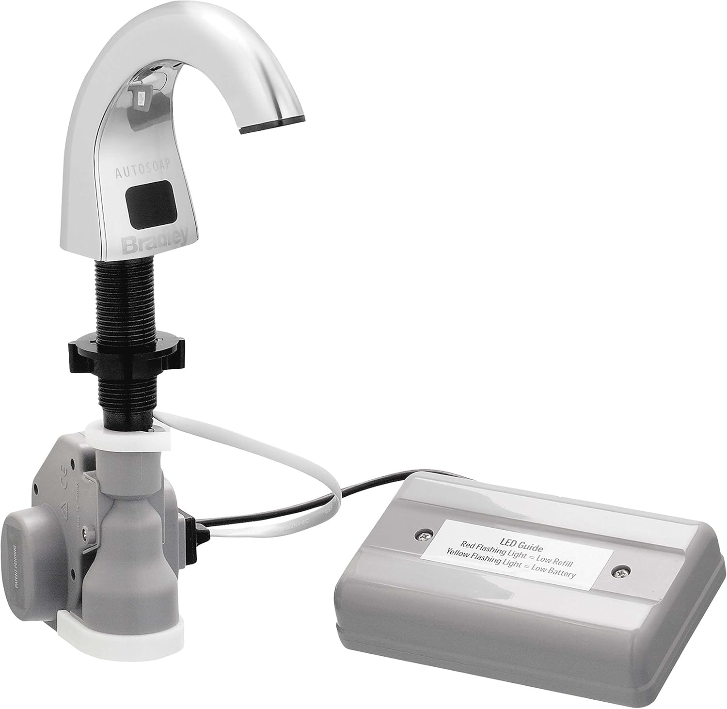 Bradley Corporation 6315-KT0000 Bradley 6315-KT0000 Liquid Soap Dispenser, Deck Mount
