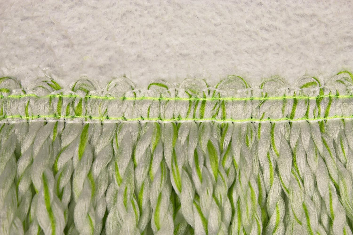 CleanAide Commercial Microfiber Dry Mop Pad Refill 24 In Green 4 Pack