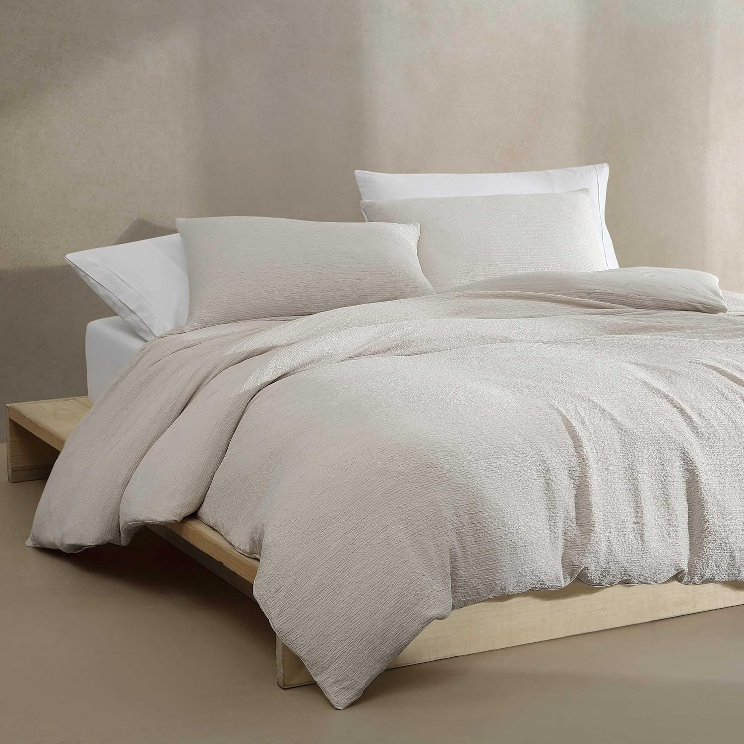 Calvin Klein Calvin Klein Seersucker Reversible 3 Piece Duvet Cover Set