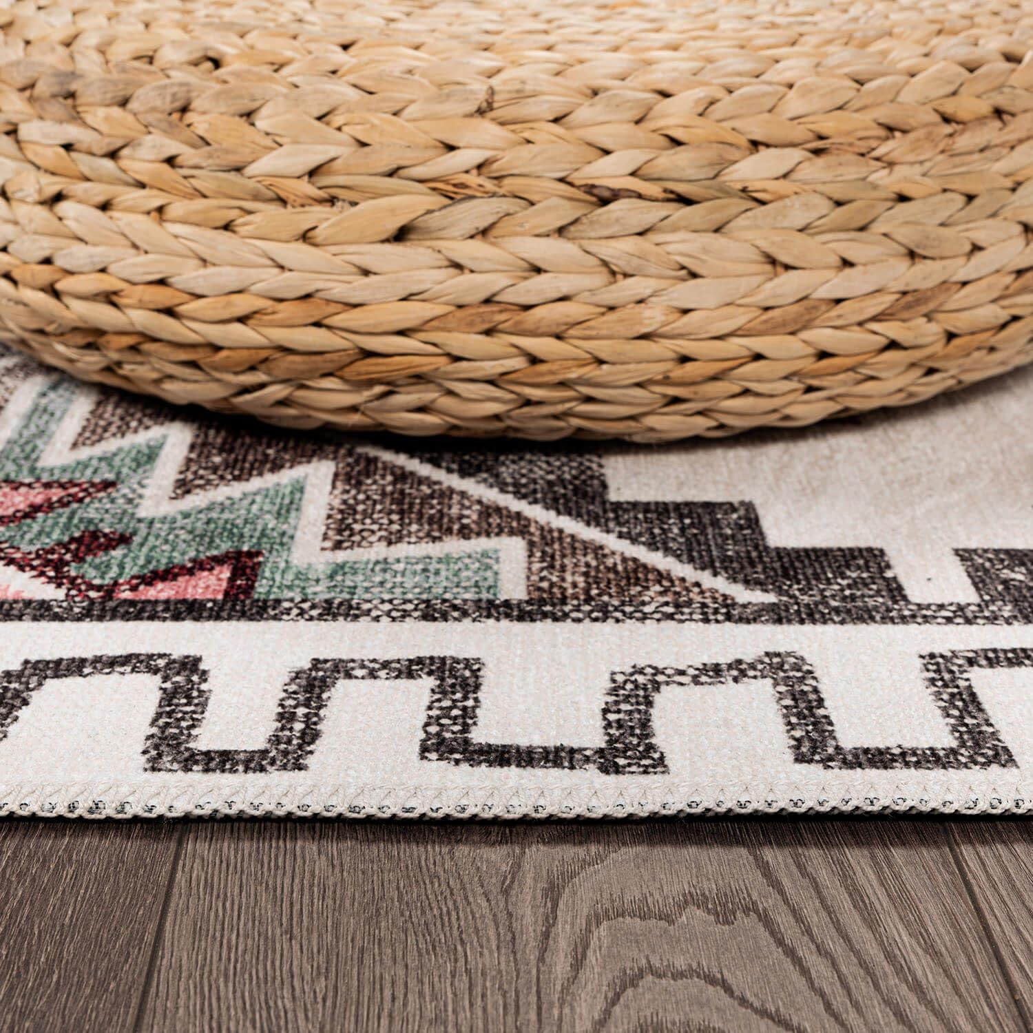 CAMILSON Oriental Retro Persian Traditional Vintage Distressed Non-Shedding Indoor Area Rug(4006-Beige 8x10)