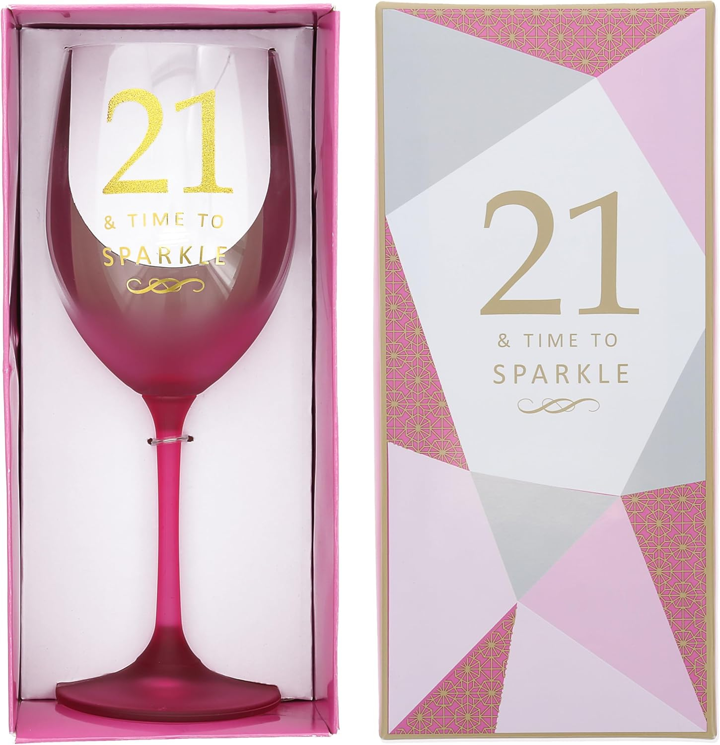 21 - Gift Boxed 19 oz Crystal Wine Glass