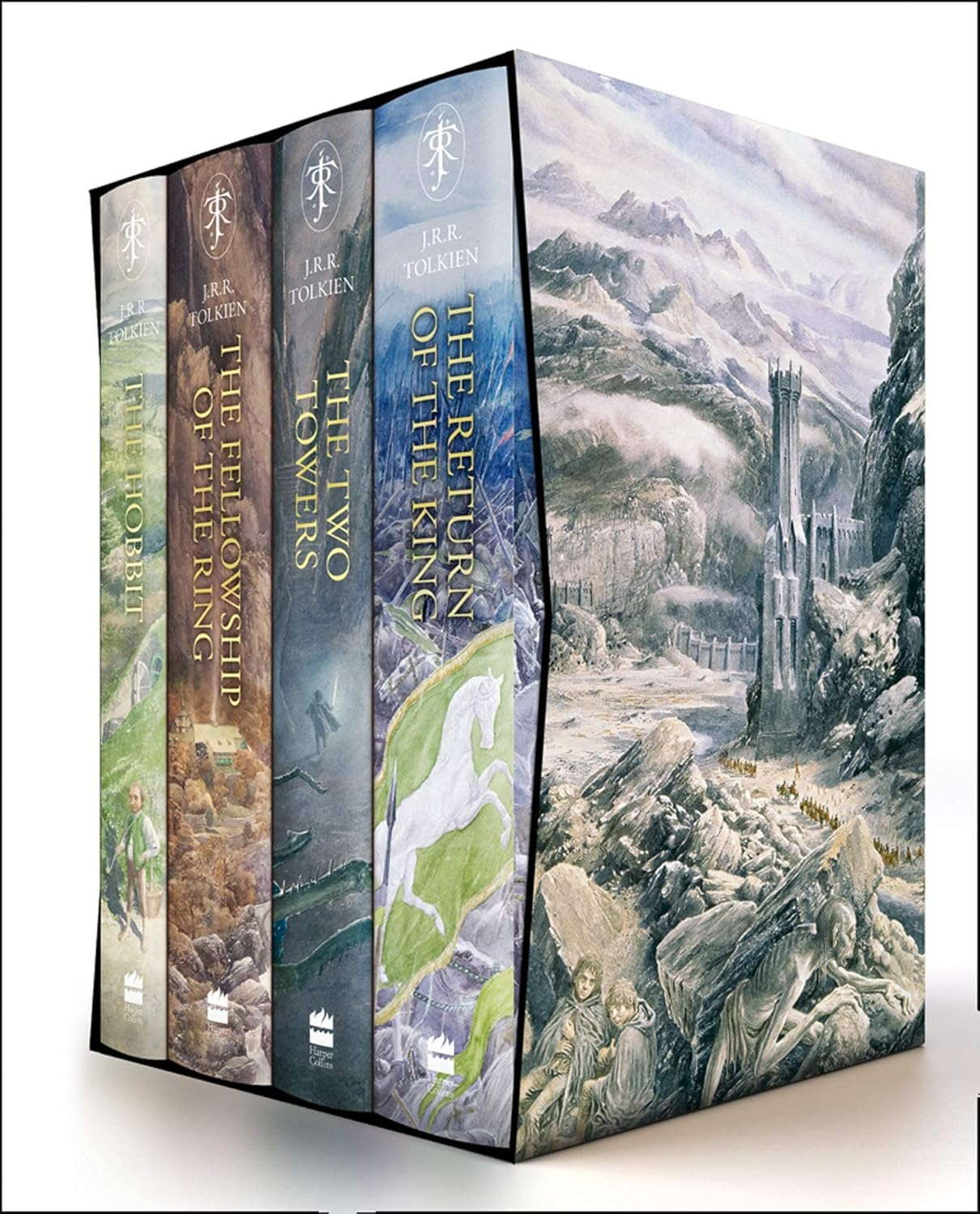 The Hobbit & the Lord of the Rings Illustrated by Alan Lee Box Set - by  J R R Tolkien (Hardcover)