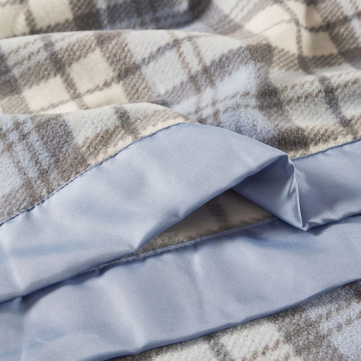 Sleep Philosophy True North Micro Fleece Luxury Premium Soft Cozy Mircofleece Blanket for Bed, Couch or Sofa, Full/Queen, Blue