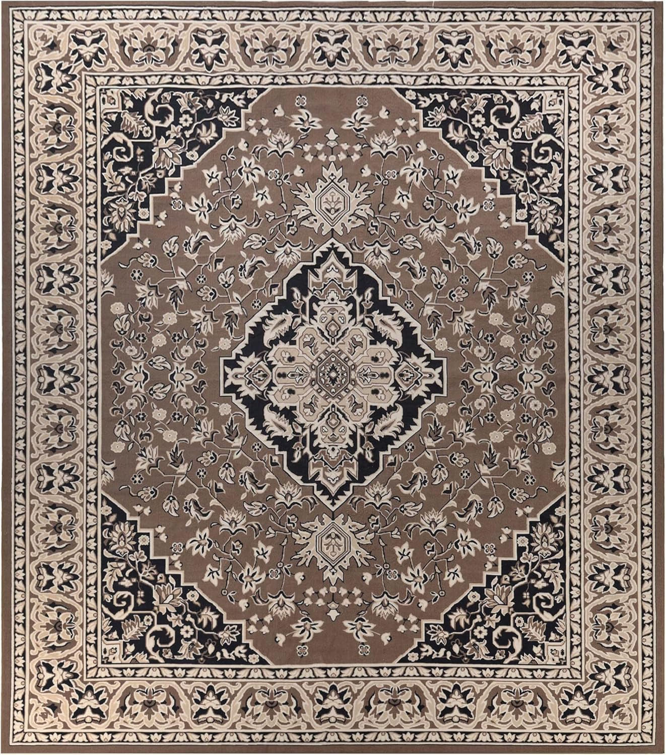 Superior Glendale Indoor Area Rug, 12' x 15', Brown