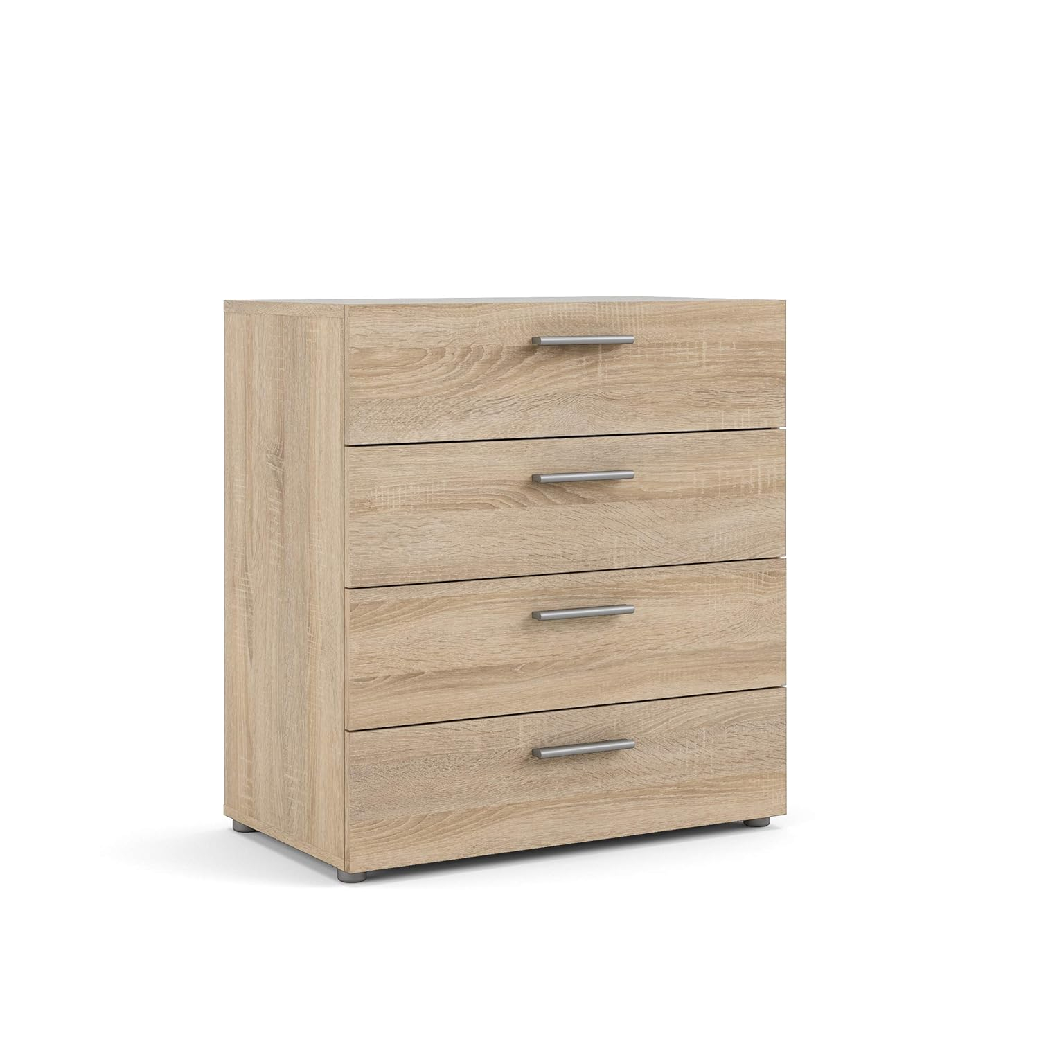 Tvilum Loft 4 Drawer Chest Dresser for Adults, Oak Structure