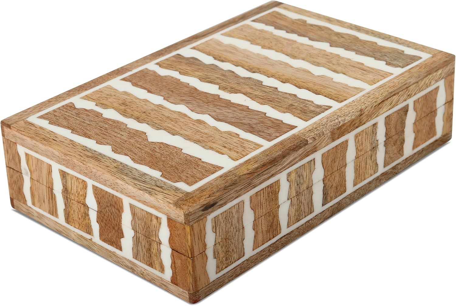 HANDICRAFTS HOME 8x5x2 Decorative Box Handmade Storage Organizer Boxes with Lids Keepsake Gift Trinket Box Display Box, Kept Safari