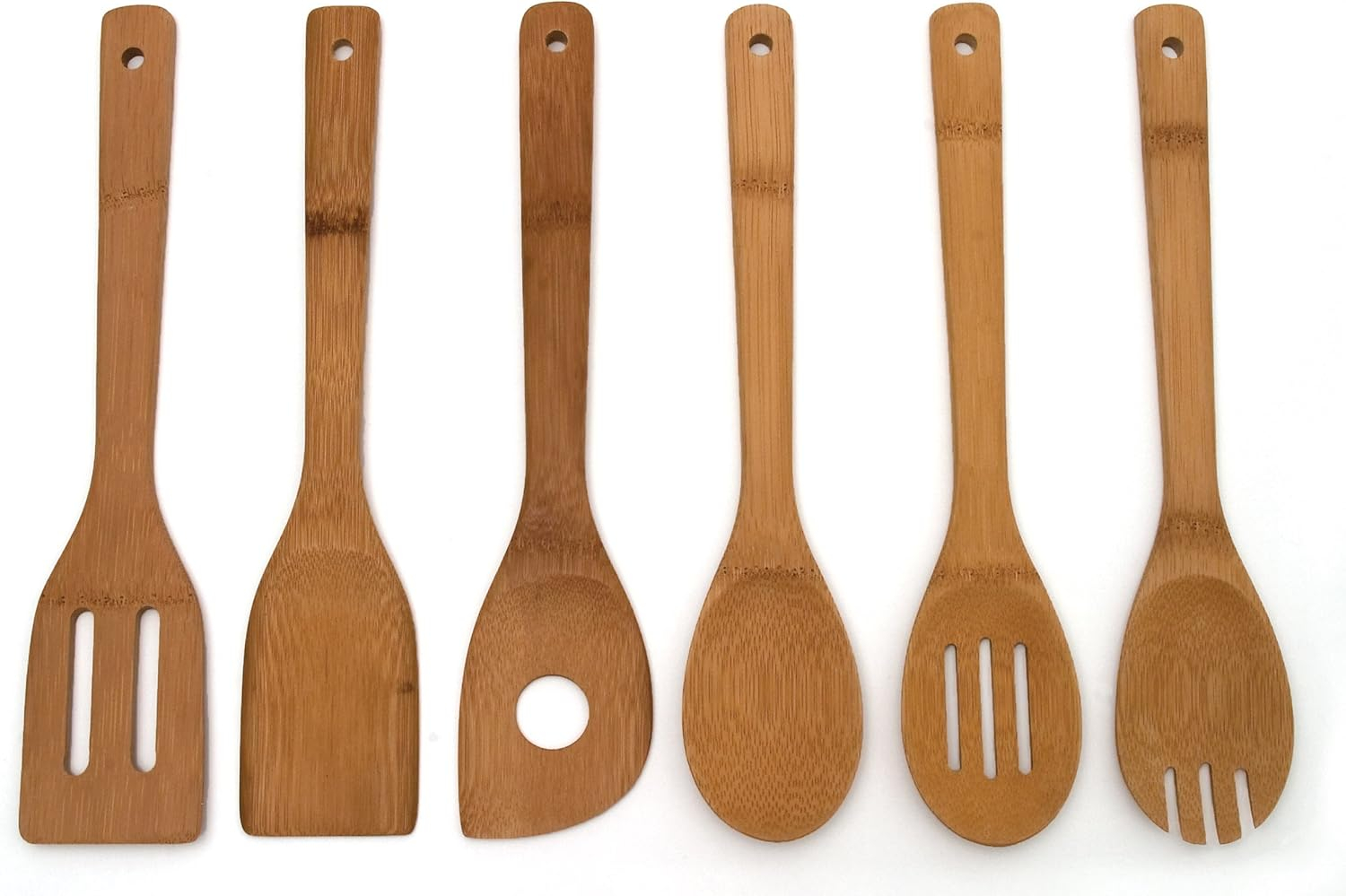 Lipper Bamboo Tools in Mesh Bag Set (6 Pieces)