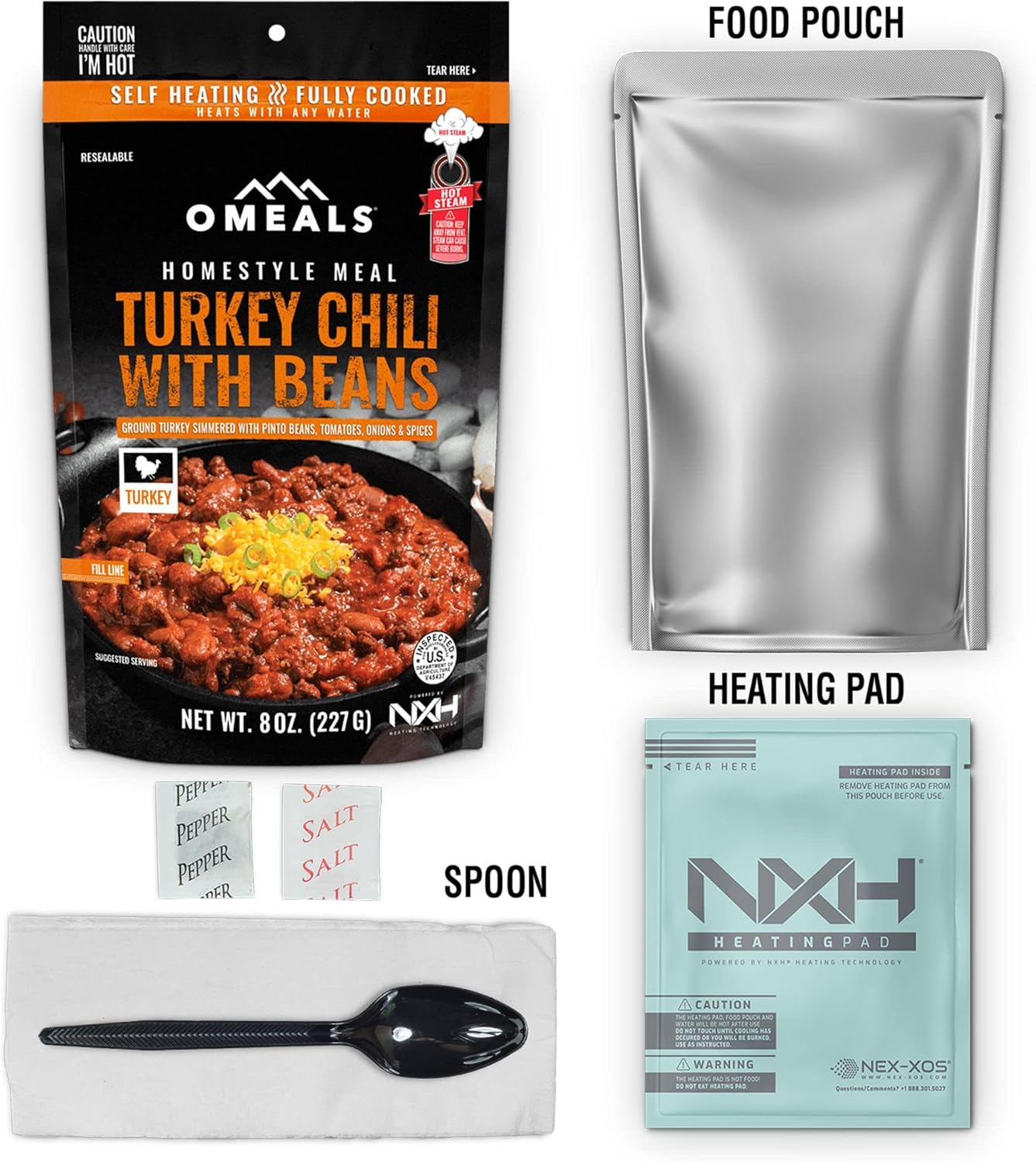 Omeals Turkey Chili with Beans