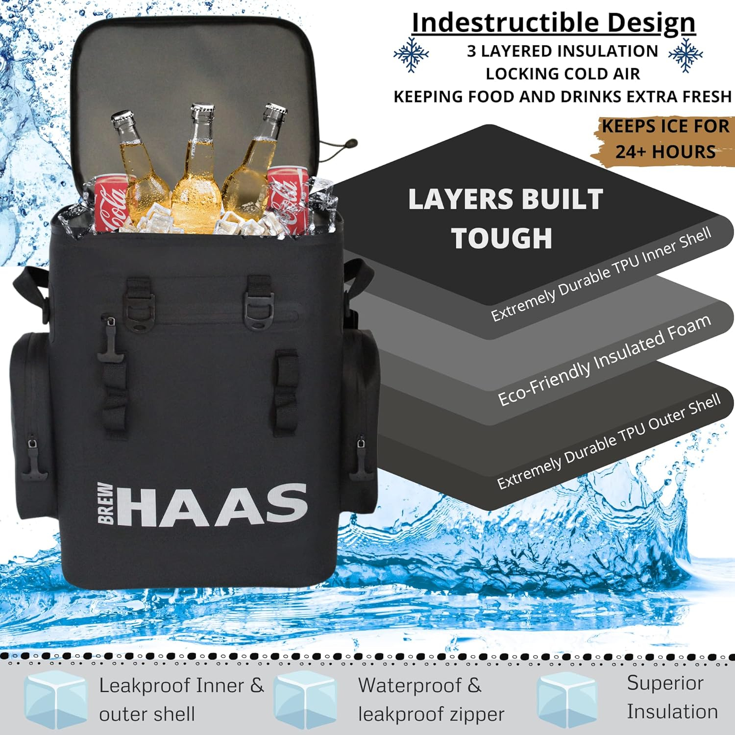 Backpack Cooler - THE FUELER - 36 Cans