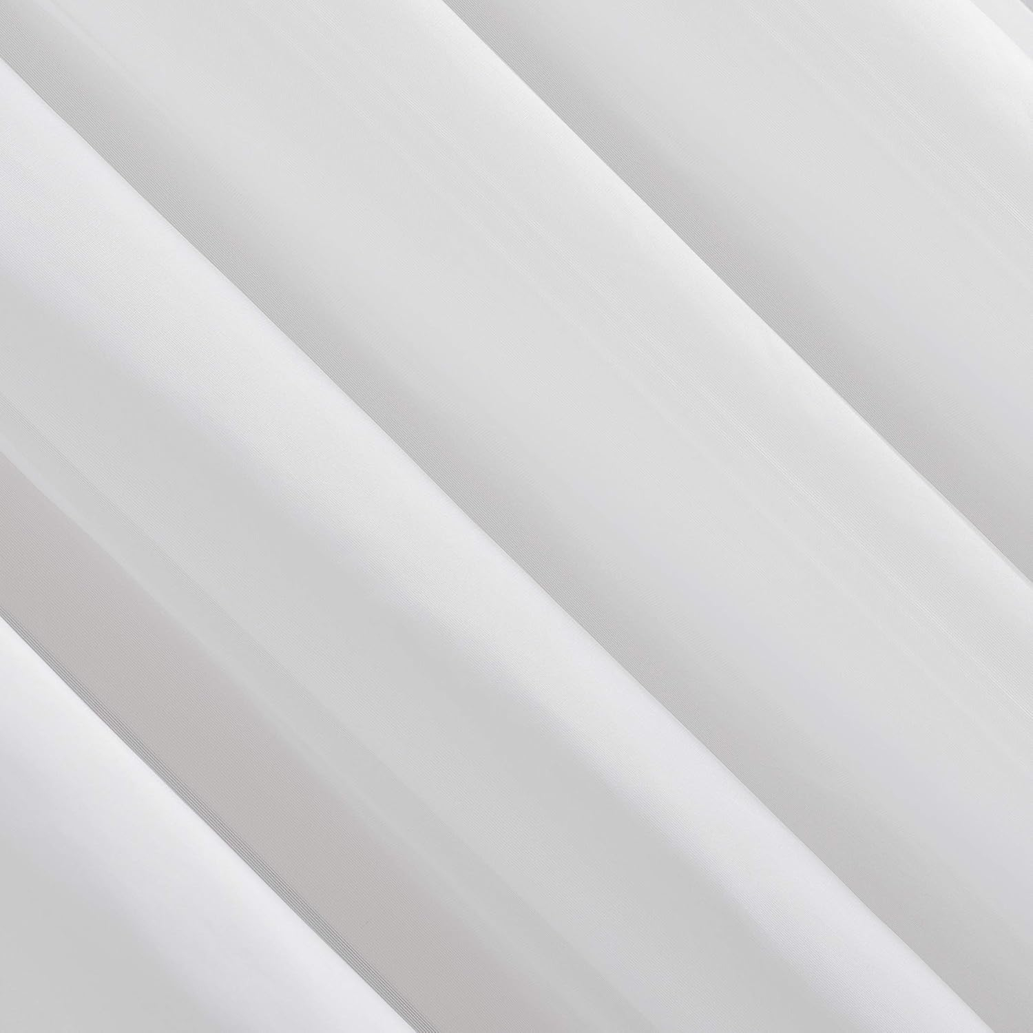 No. 918 Juliette Voile Sheer Rod Pocket Curtain Panel (Single Curtain Panel Only)