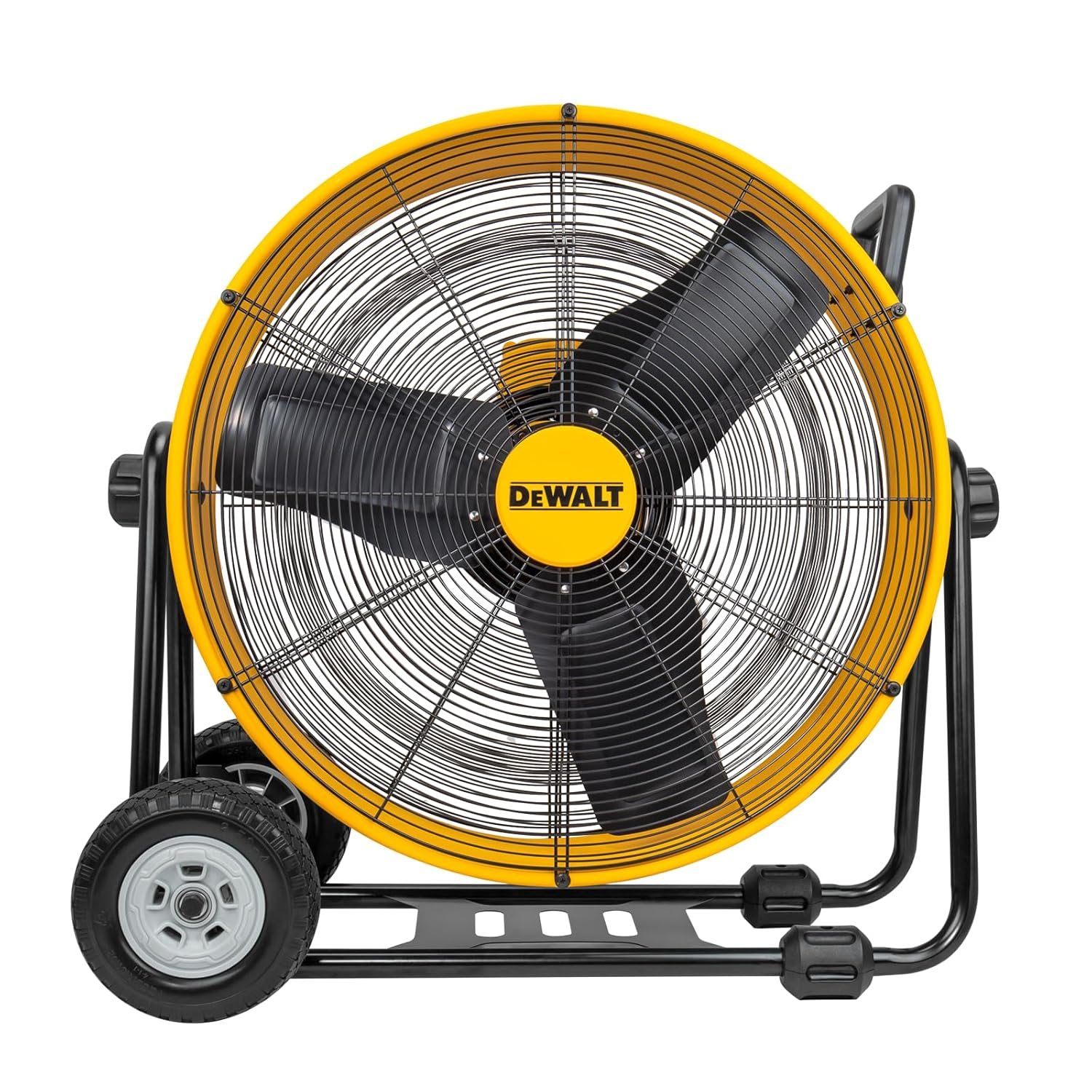 DEWALT DXF-2490 Rolling 24 inch Heavy-Duty Drum Fan, 12 ft Cord 6,500 CFM