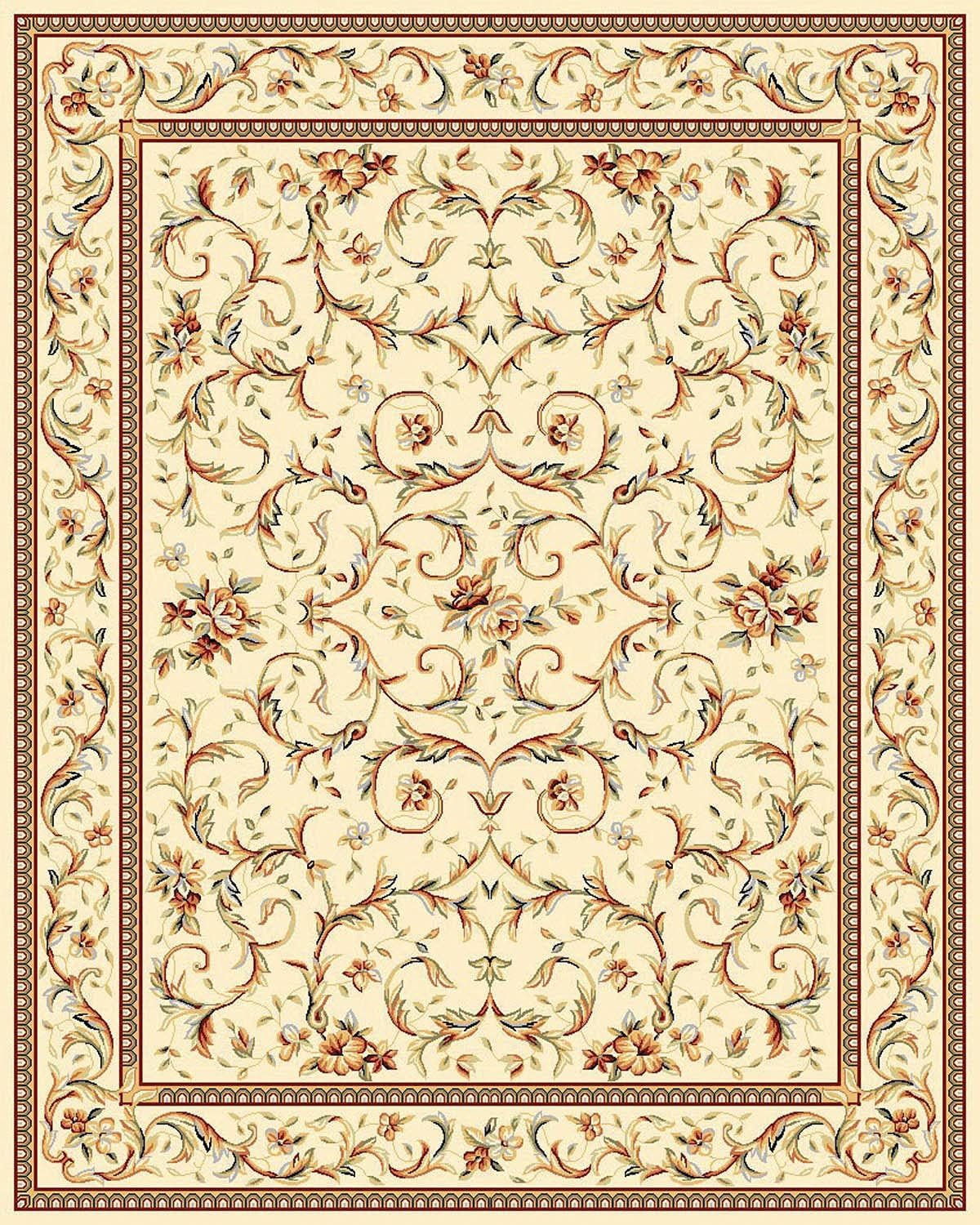 SAFAVIEH Lyndhurst Beatrix Floral Bordered Area Rug, Ivory, 12' x 18'
