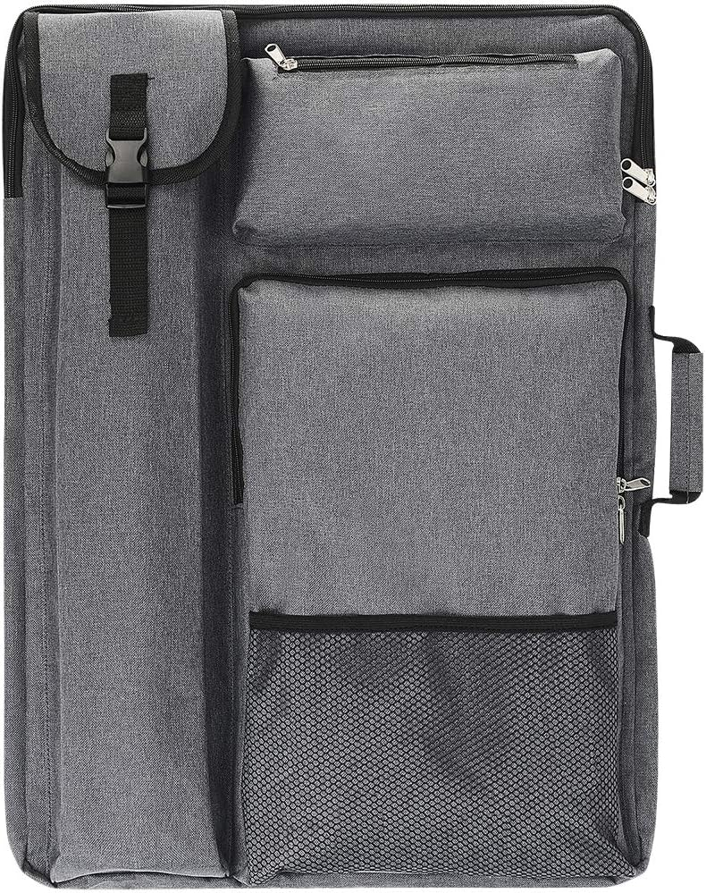 IN.DI&IN.WE Art Portfolio Case 18 x 24,Art Bags for Supplies Artwork/Poster Board/Project/Drawing Case.Large Art Portfolio/Display Screen Carrying and Traveling